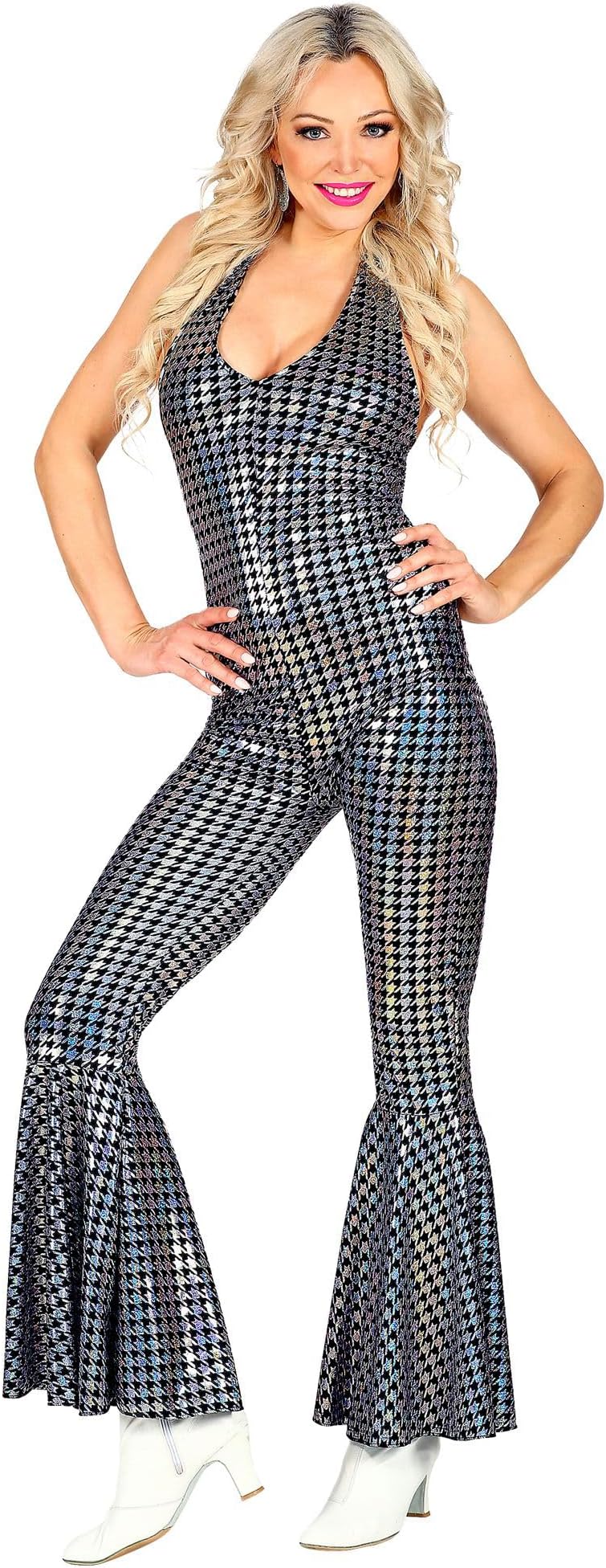 WIDMANN Damen 70er Jahre Disco Overall (1er Pack)