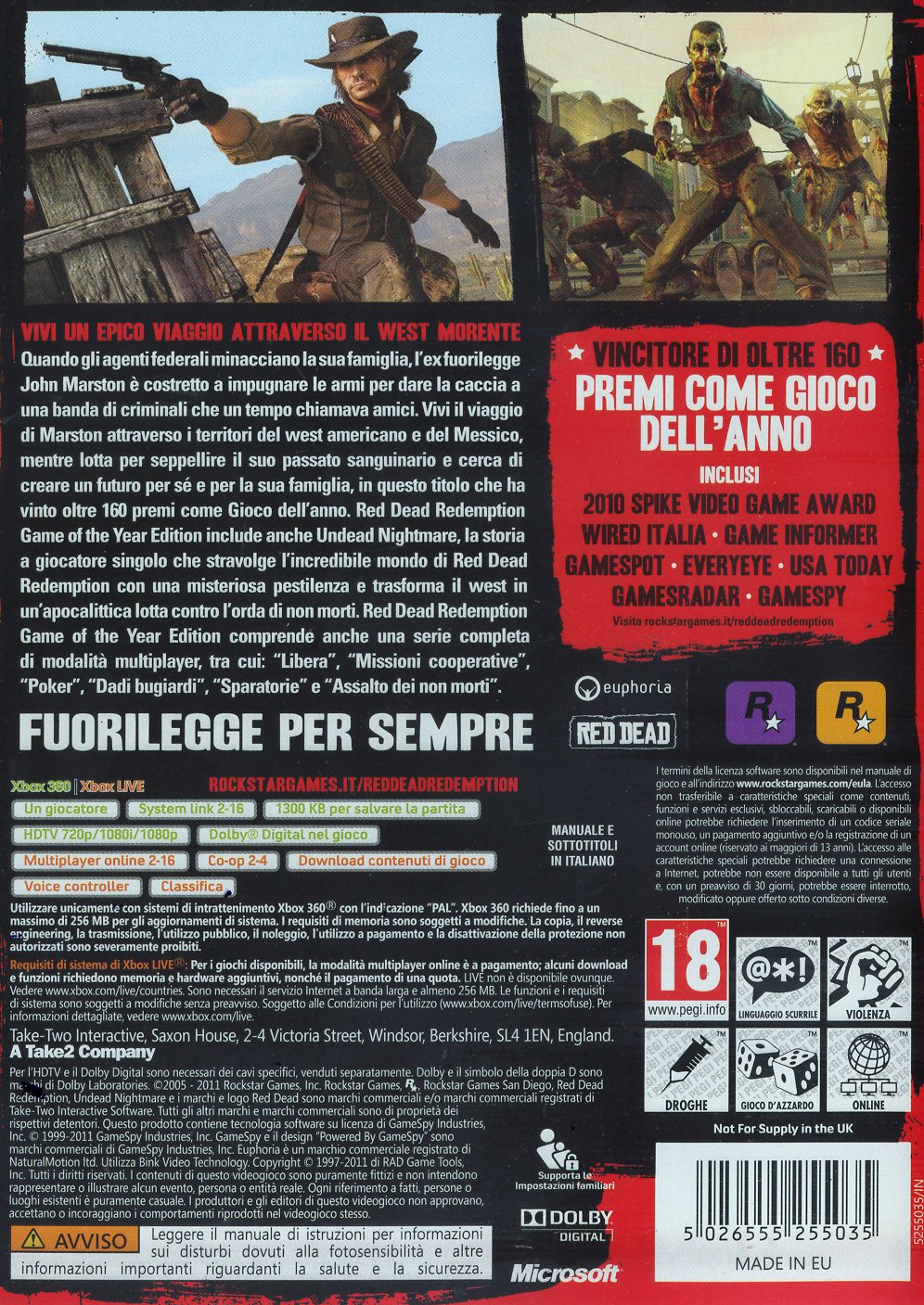Red Dead Redemption - Game Of The Year Edition