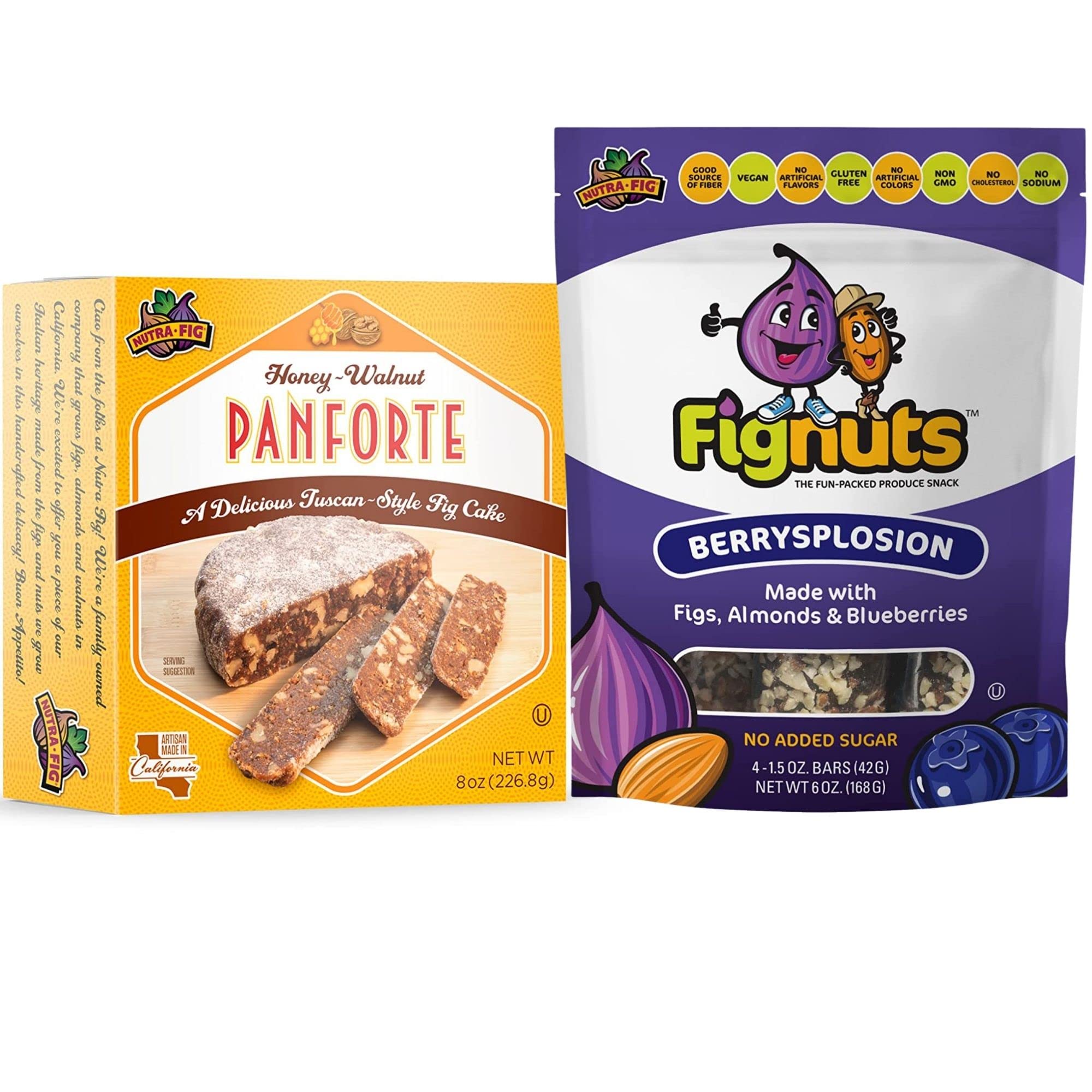 Buy Nutra Fig Variety Bundle Honey Walnut & FigNuts Fig Bars