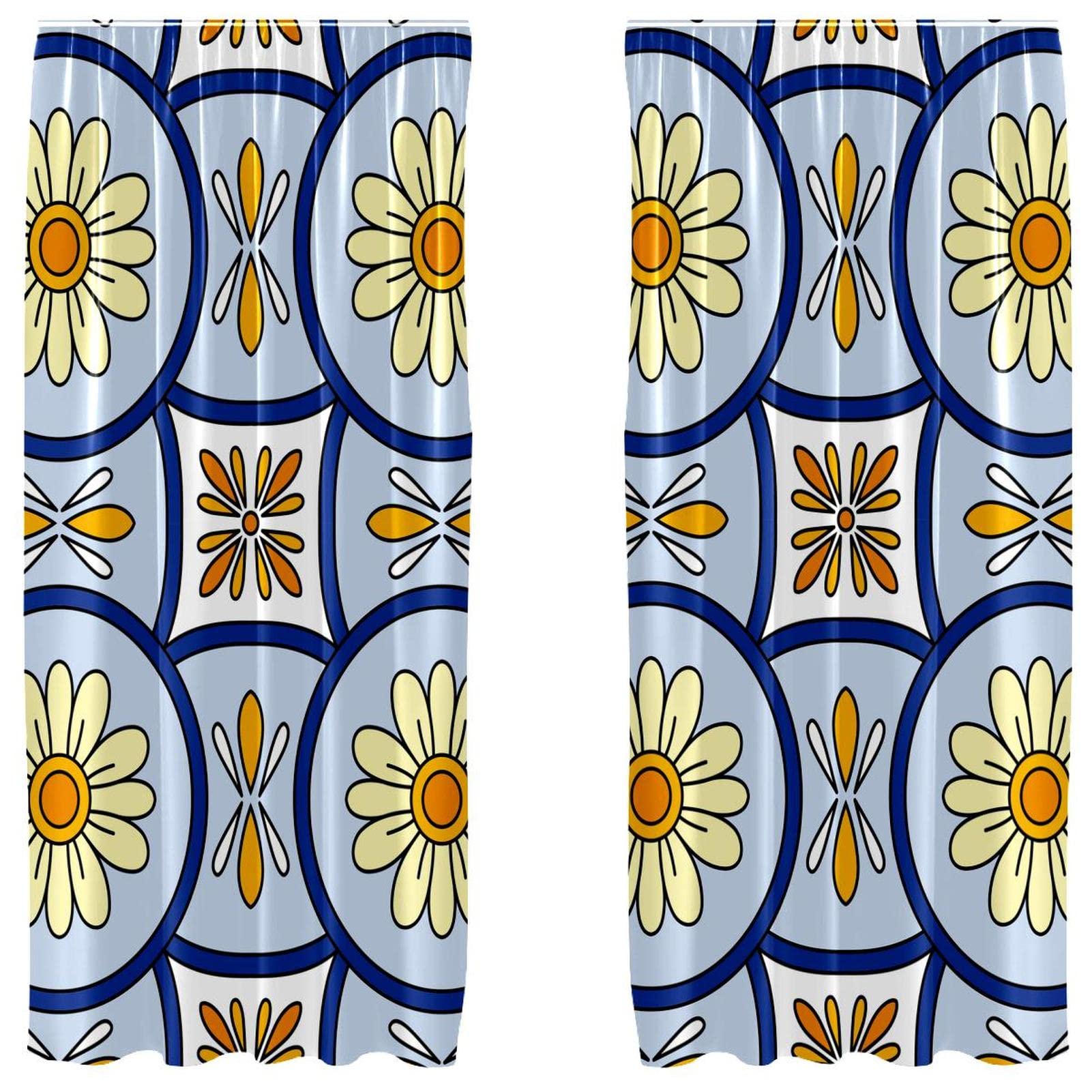 Cortinas opacas de girasoles para llenar de alegría y ternura su habitación