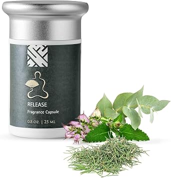 Home Diffuser - Luxury Hotel Fragrance Capsule - Release - Eucalyptus, Clary sage, Pine, and Frankincense - Clear Your Mind and prioritize Your Needs