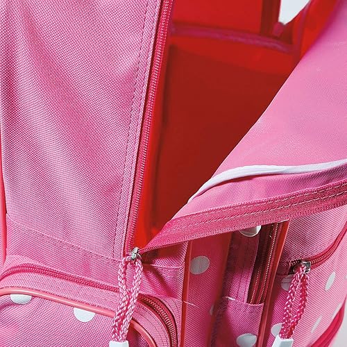 Miniatura 4 de Lillian Vernon Equipaje rodante para niñas, Rosado, Puntos rosados