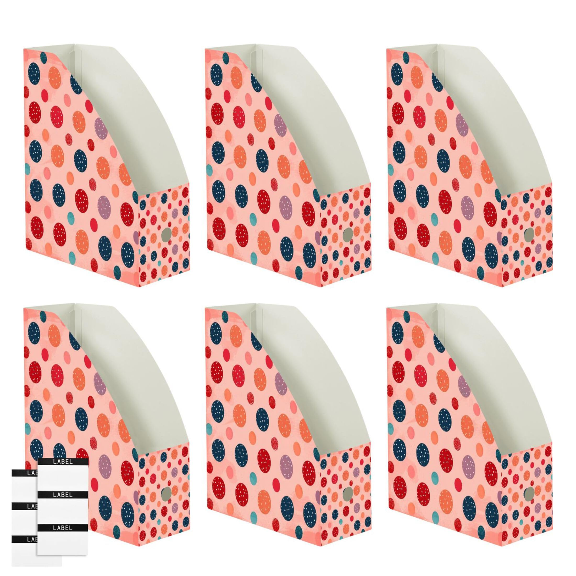 Soportes plegables para revistas para estante de escritorio