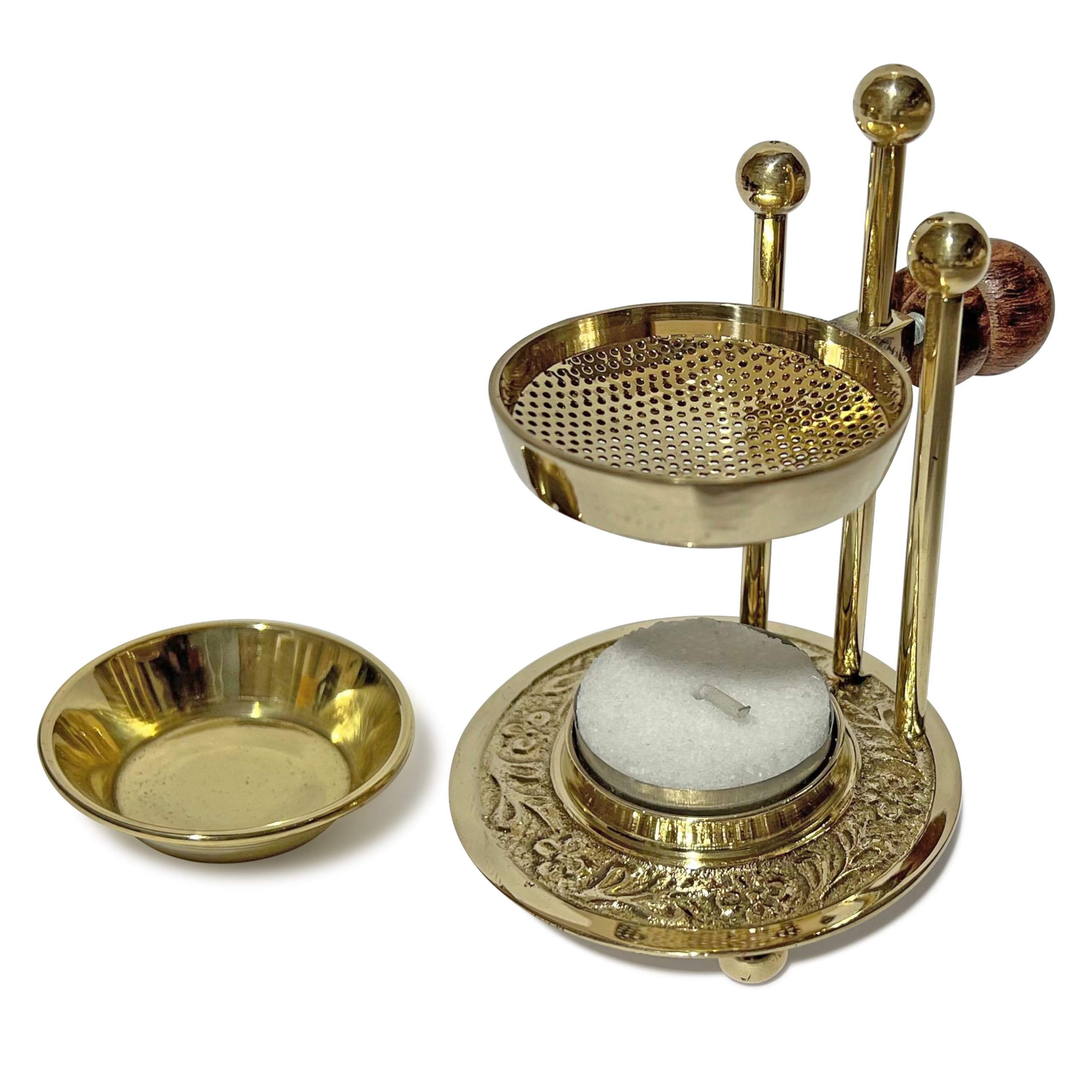 Aceites esenciales | Quemador de cera derretida con soporte para velas de té, elegante difusor de aromaterapia para el hogar, la oficina y el spa, aromas relajantes, regalo de ambiente calmante para