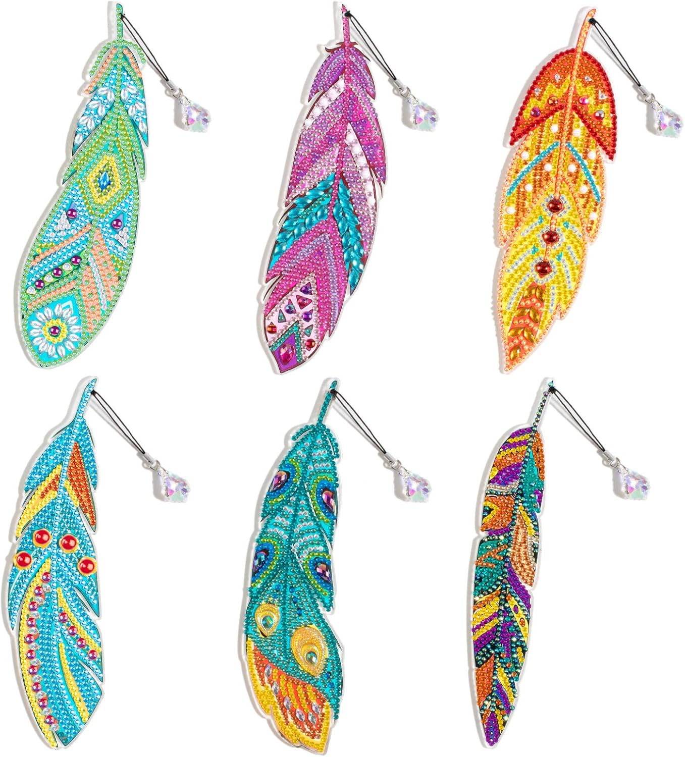 DIY Diamond Painting Haarnadeln - 5-teiliges Set Mit Strass-Verzierung