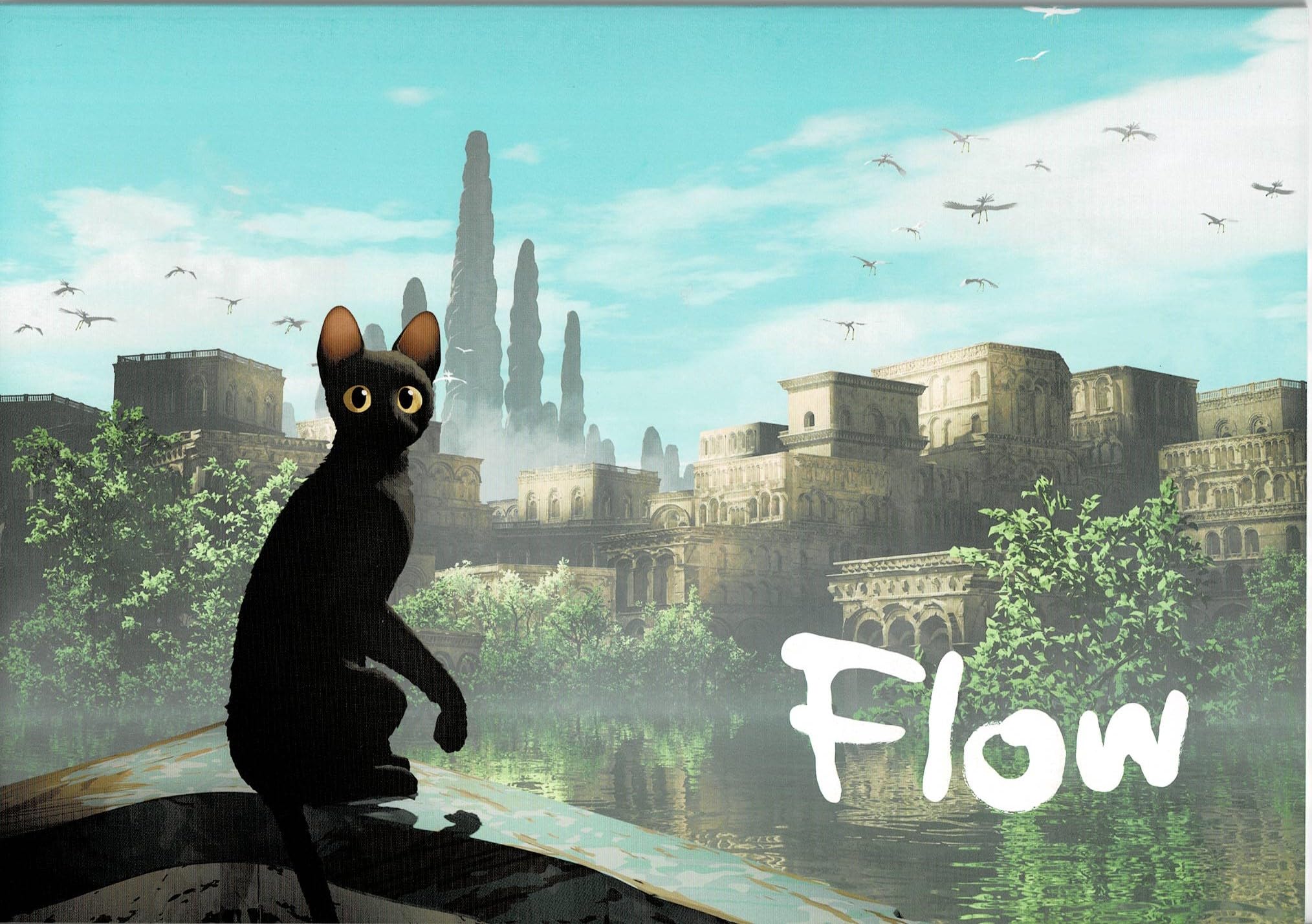 メル太郎　★ 中国限定 / 映画グッズ ★『Flow』 ◆ ポスター 5枚 Amazon.co.jp: 【チラシ付映画パンフレット】 『Flow/フロウ