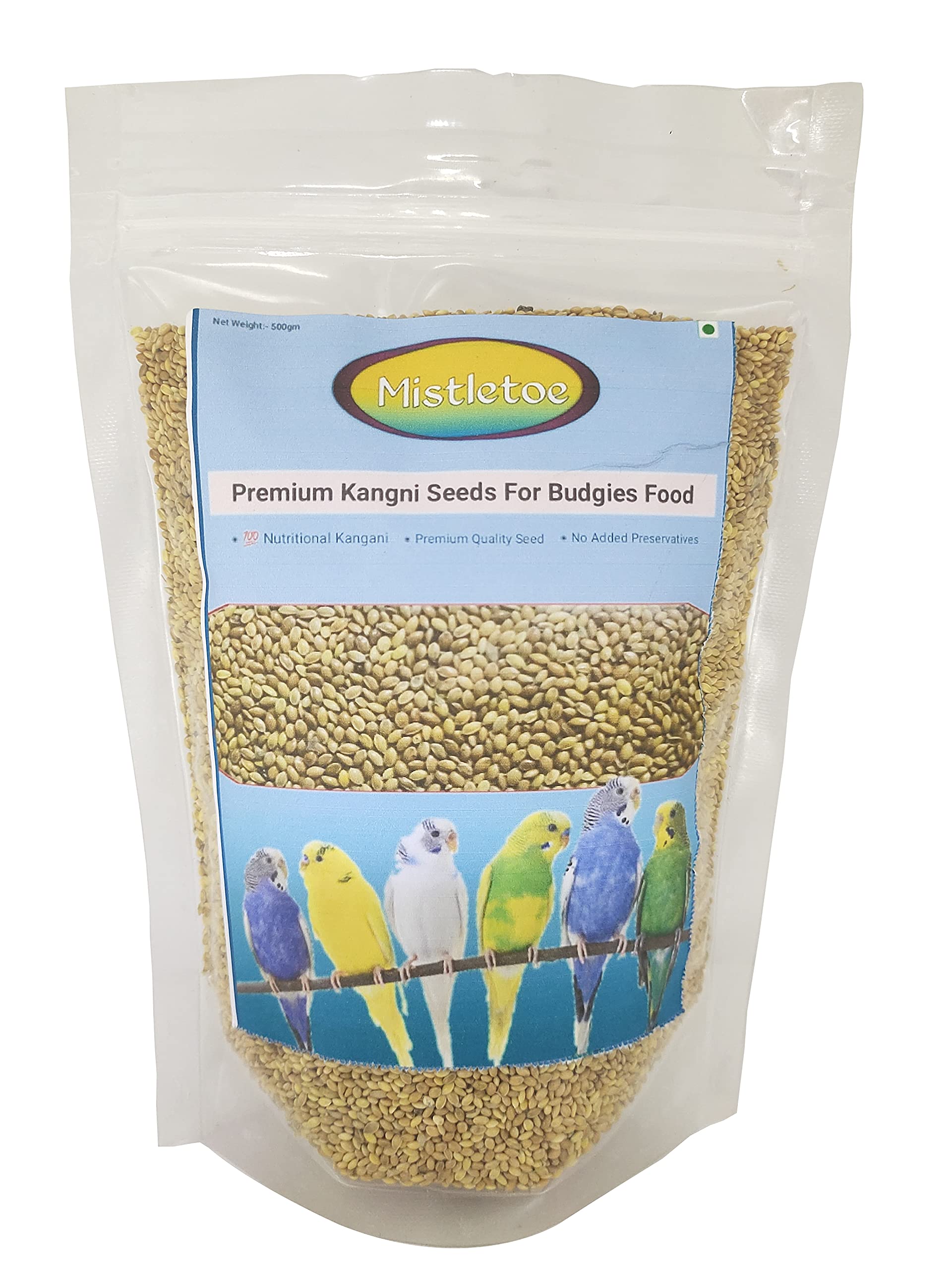 Mistletoe Product Budgie, Finch, Love Bird Premium Foxtail millets Bird Food Kangani Seed (500gm) (B09BB4PPWZ) Amazon Price History, Amazon Price Tracker