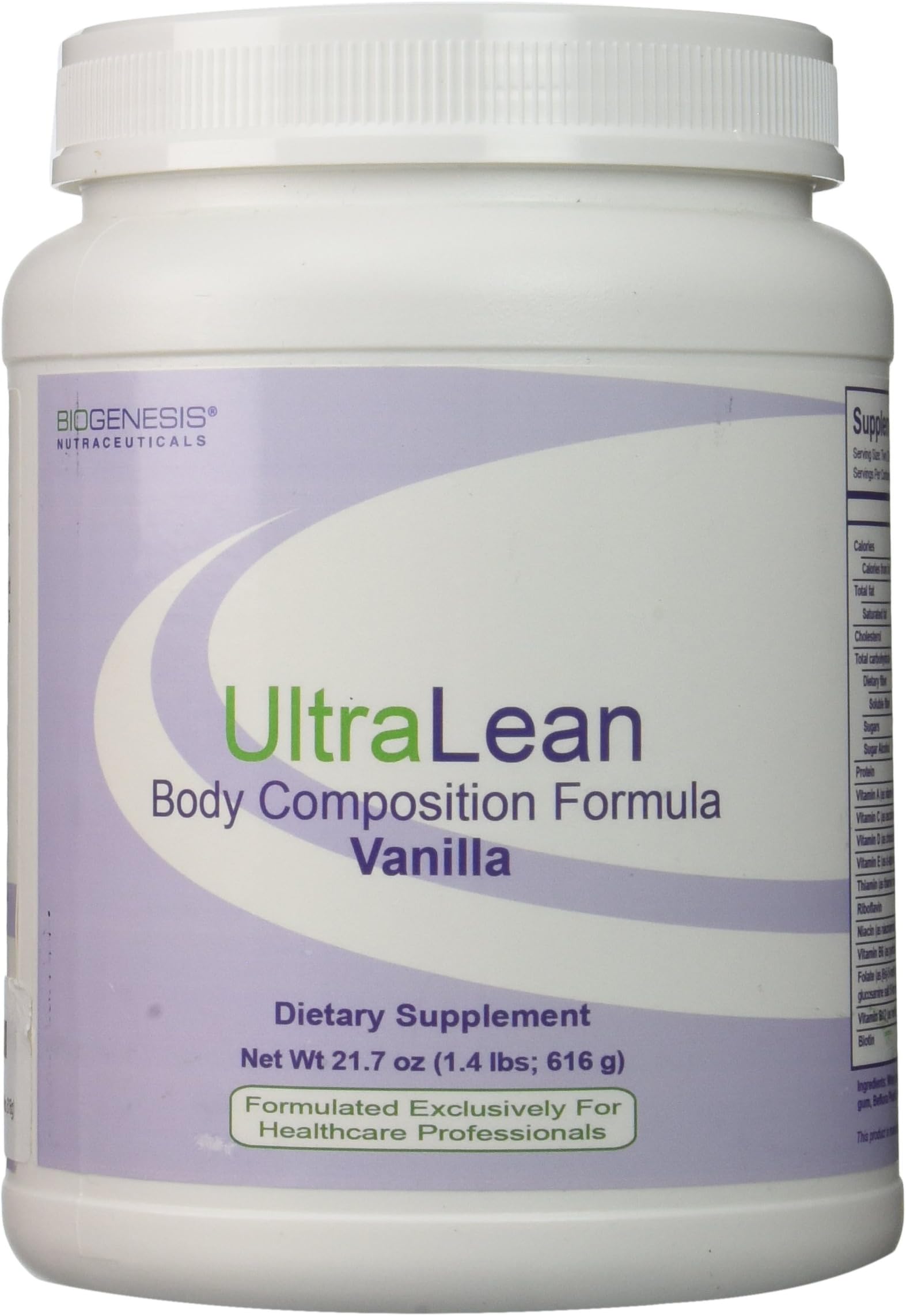 Biogenesis UltraLean Body Composition Formula- Vanilla 21.7 oz (1.4 lbs, 616g)