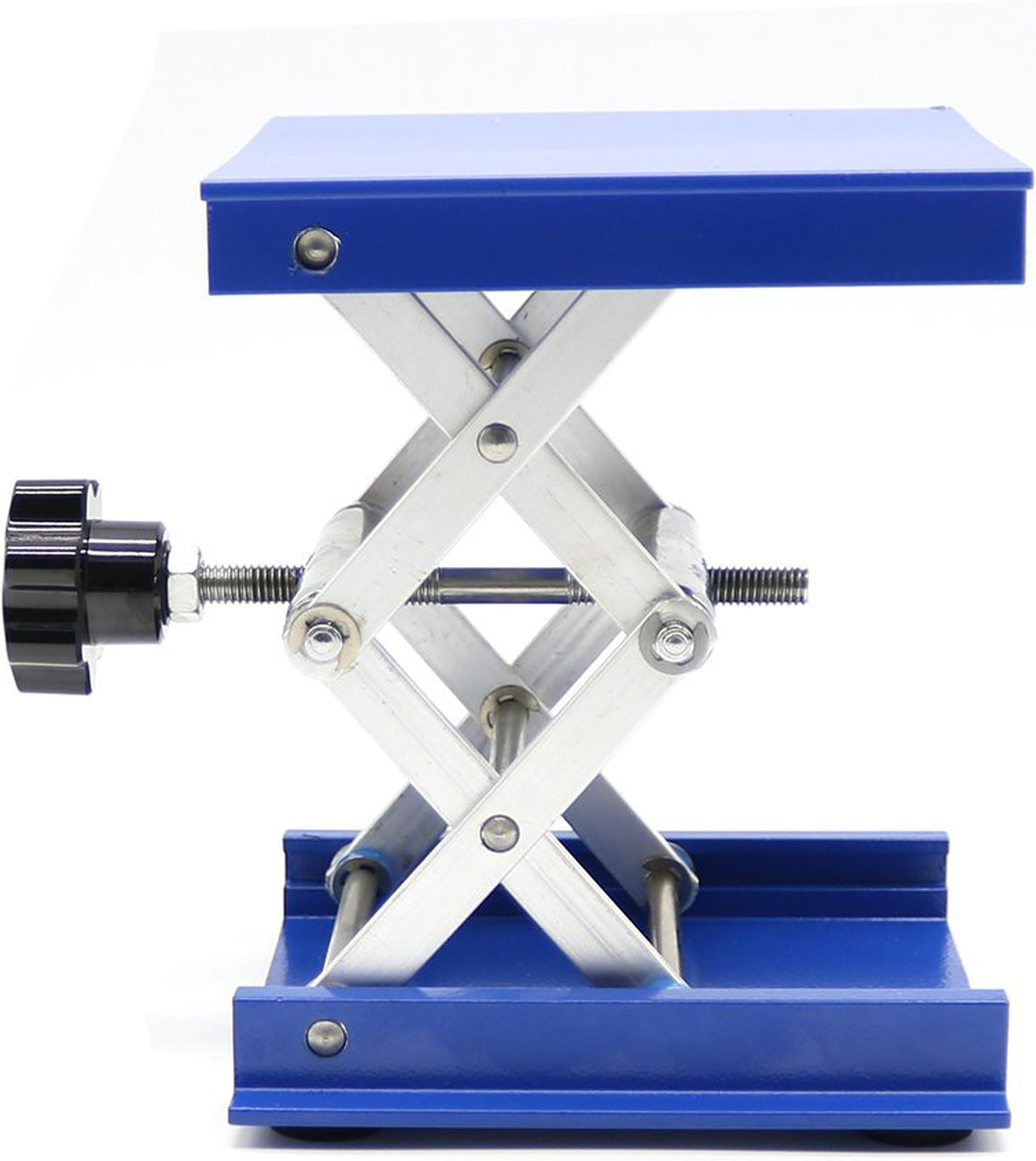 OESS Lift Table Aluminium Oxide Lab Stand Lifter Scientific Scissor Lifting Jack Platform 4''X4''