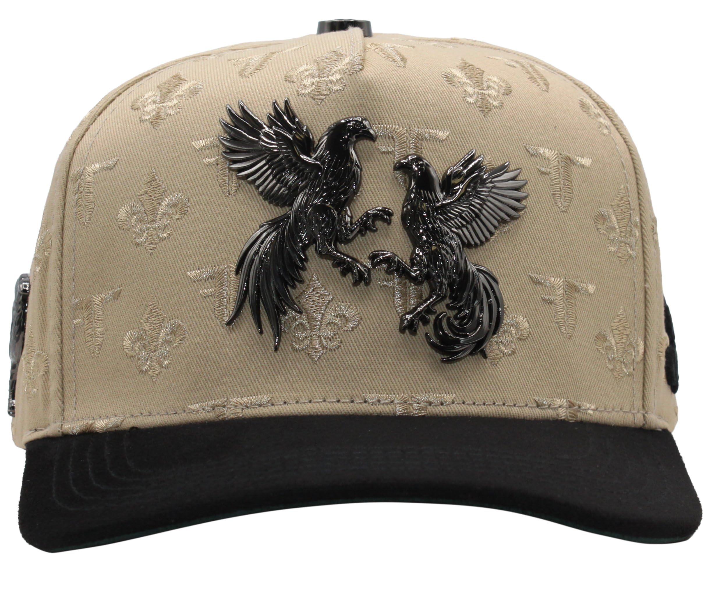 Hats FT180 Beige Double Rooster Hat - Premium Beige Baseball Cap for Men & Women - Adjust…