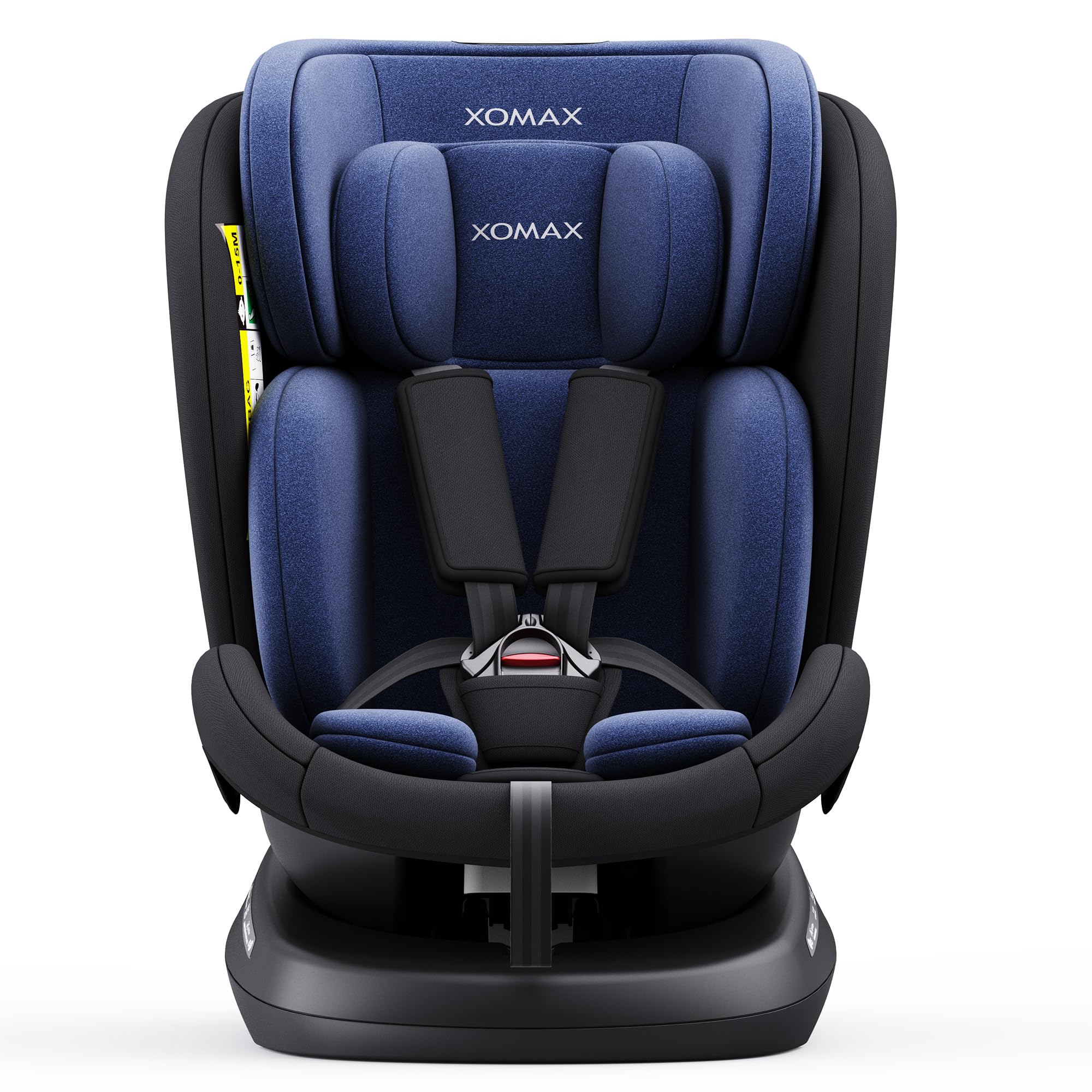 XOMAX 946i Asiento infantil giratorio 360° con ISOFIX, función reclinable I creciente I 0-36 kg, 0-12 años, grupo 0/1/2/3, arnés de 5 puntos y cinturón de 3 puntos, funda extraíble, lavable I ECE R129