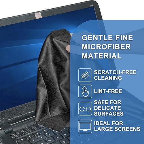Miniatura 33 de Paño de limpieza de microfibra, paño de microfibra de 5.5 x 3 pulgadas, paquete de 18 toallitas de limpieza de lentes, paño de limpieza para lentes