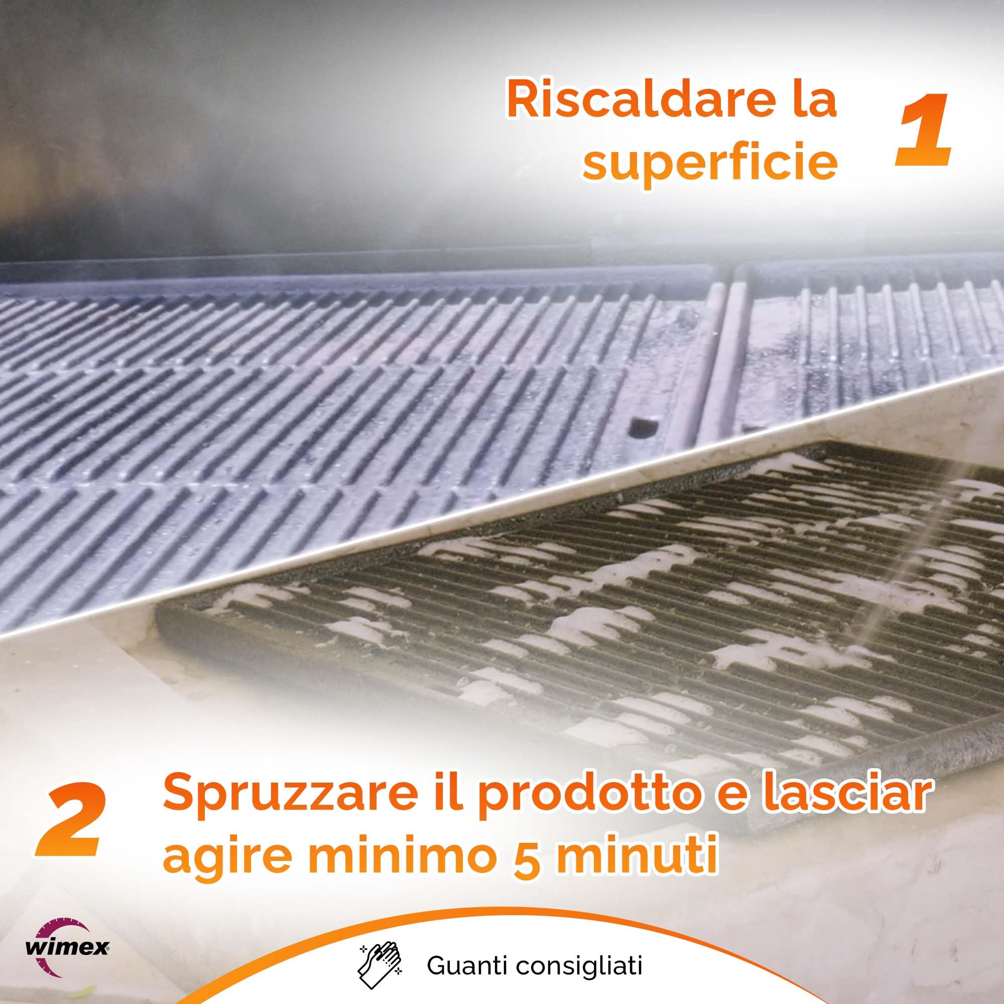 Wimex Grill-mex Spray Detergente per Forno, Grill e Piastre - Pulizia Intensa. 750ml