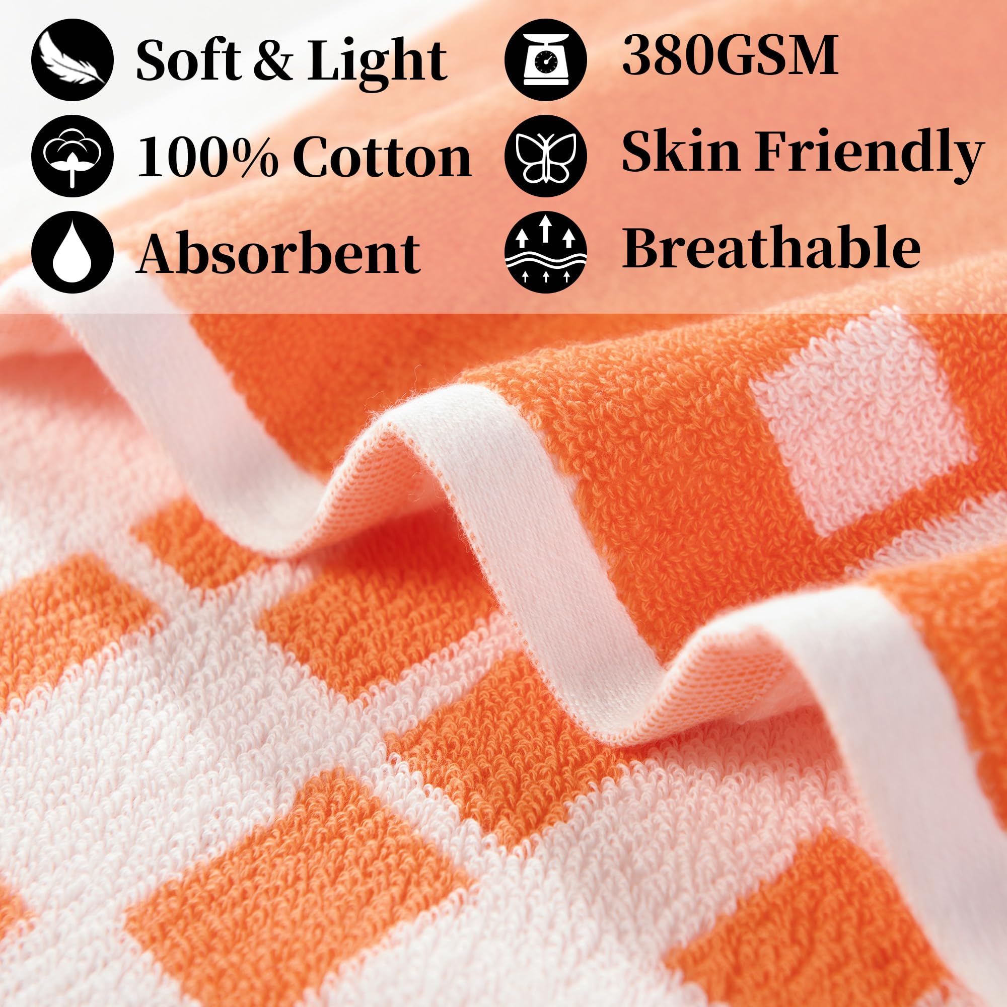 Toallas de entrenamiento para gimnasio (3 piezas, 14 x 44 pulgadas), 100% algodón, transpirable, suave y absorbente, toalla de sudor para hombres y mujeres, toalla de mano deportiva para yoga, ducha,