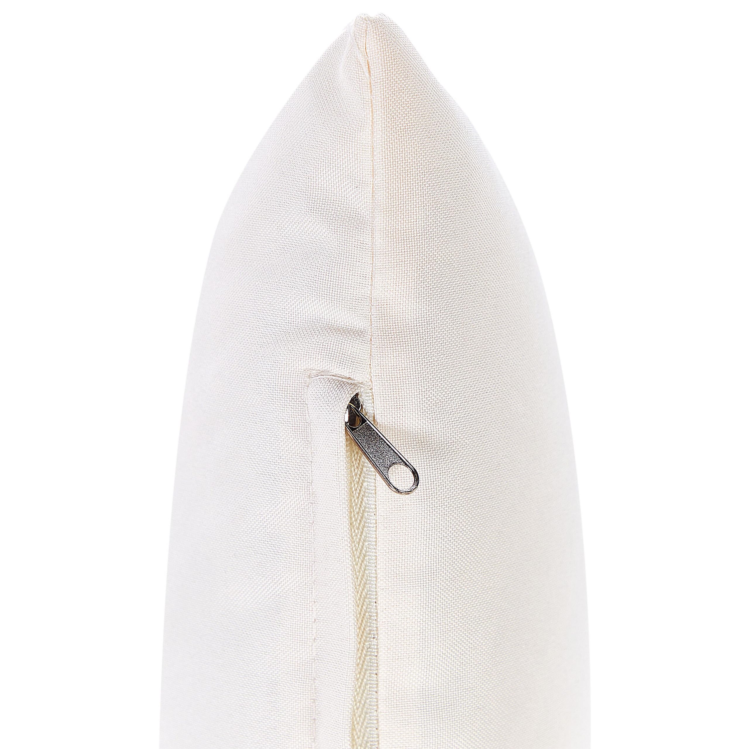 Fauteuil de Jardin d'angle en Bambou avec Coussin Extérieur sans Accoudoirs Blanc Cassé Cerreto