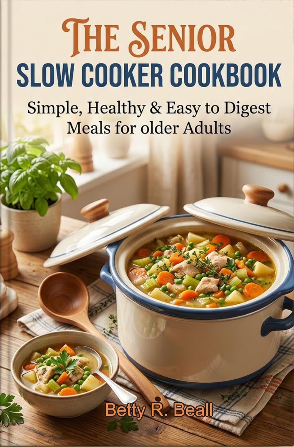 The Senior Slow Cooker Cookbook: Simple, Healthy & Easy-to-Digest Meals for Older Adults