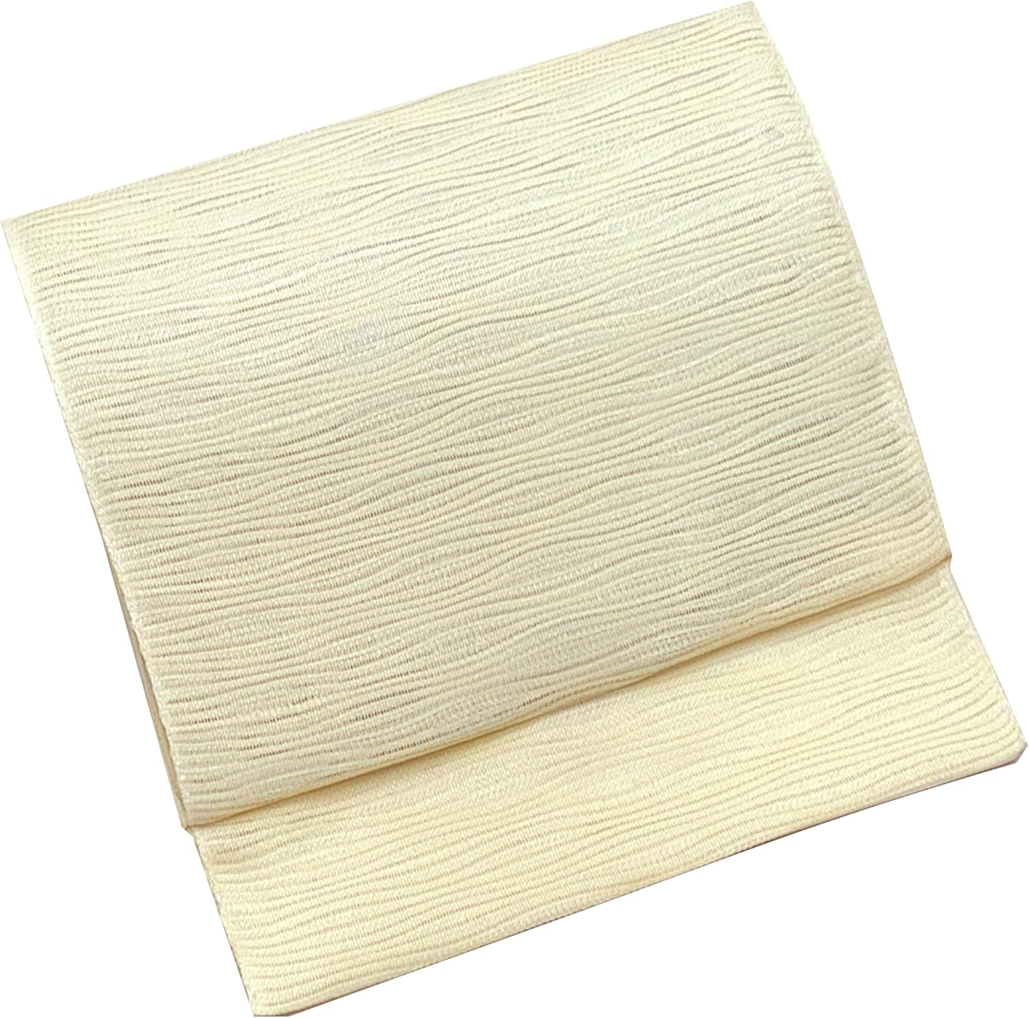 正絹 名古屋帯 八寸 反物 松装織物 本場筑前 博多織 四季の花 極上