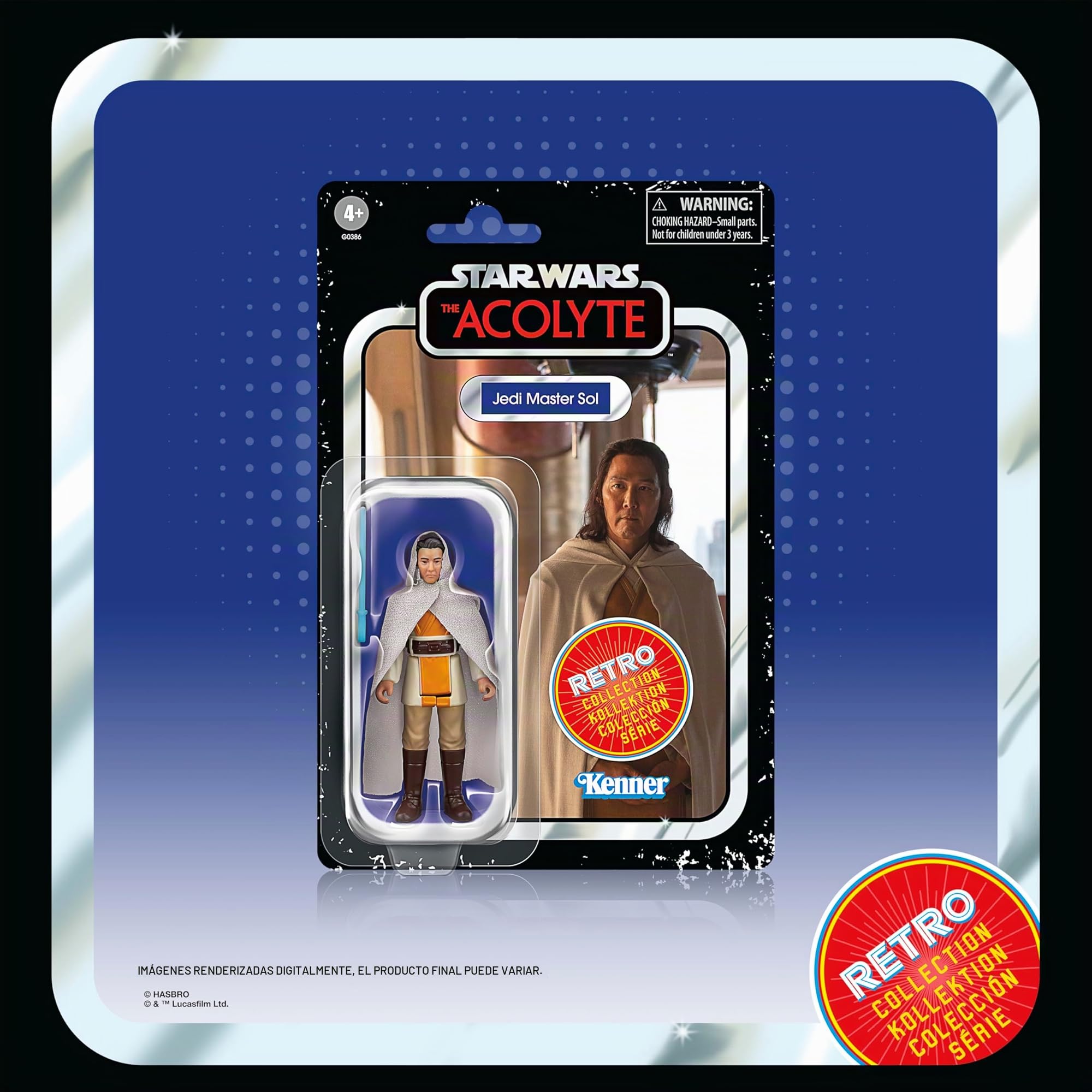 Star Wars La Colección Retro, The Acolyte, Pack múltiple de 6 Figuras de acción de 9,5 cm