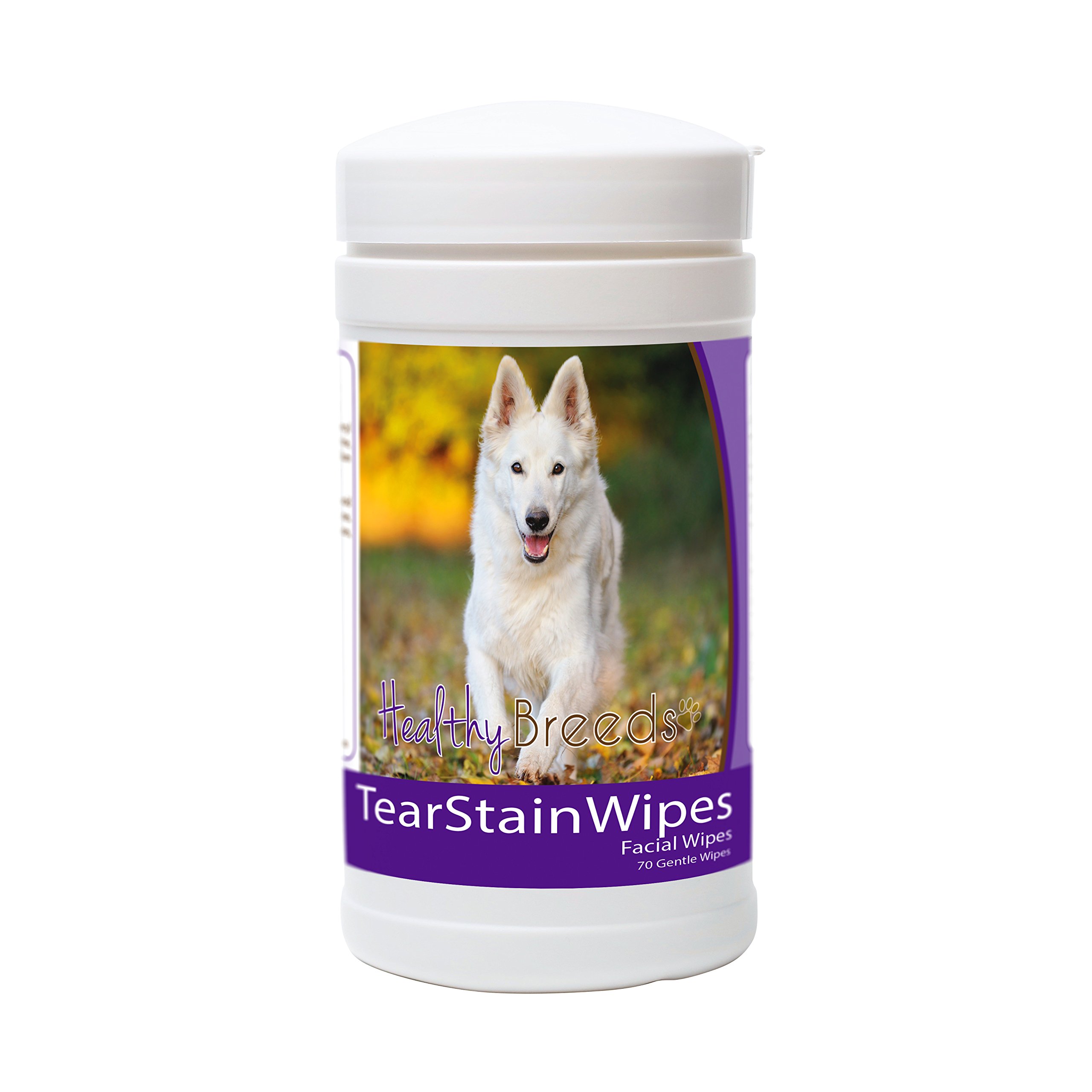 Healthy Breeds German Shepherd Tear Stain Wipes 70 Count