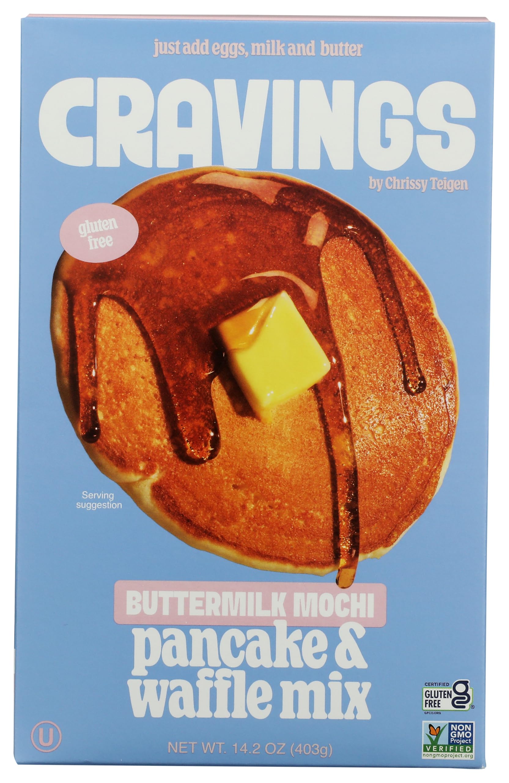 Cravings, Buttermilk Mochi Pancake And Waffle Mix, 14.2 Ounce