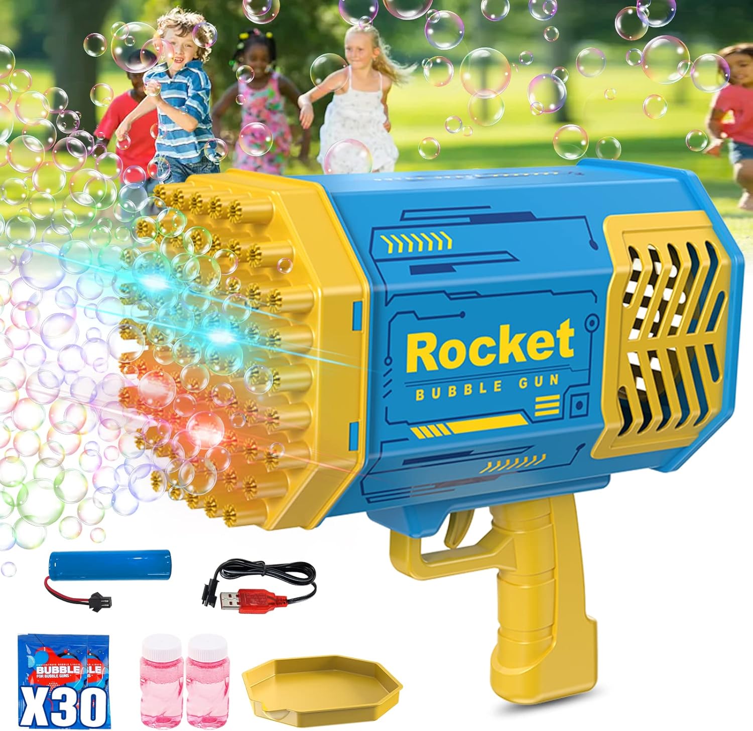 Bubble Machine or Kids, Bubble Guns for Toddlers, Automatic