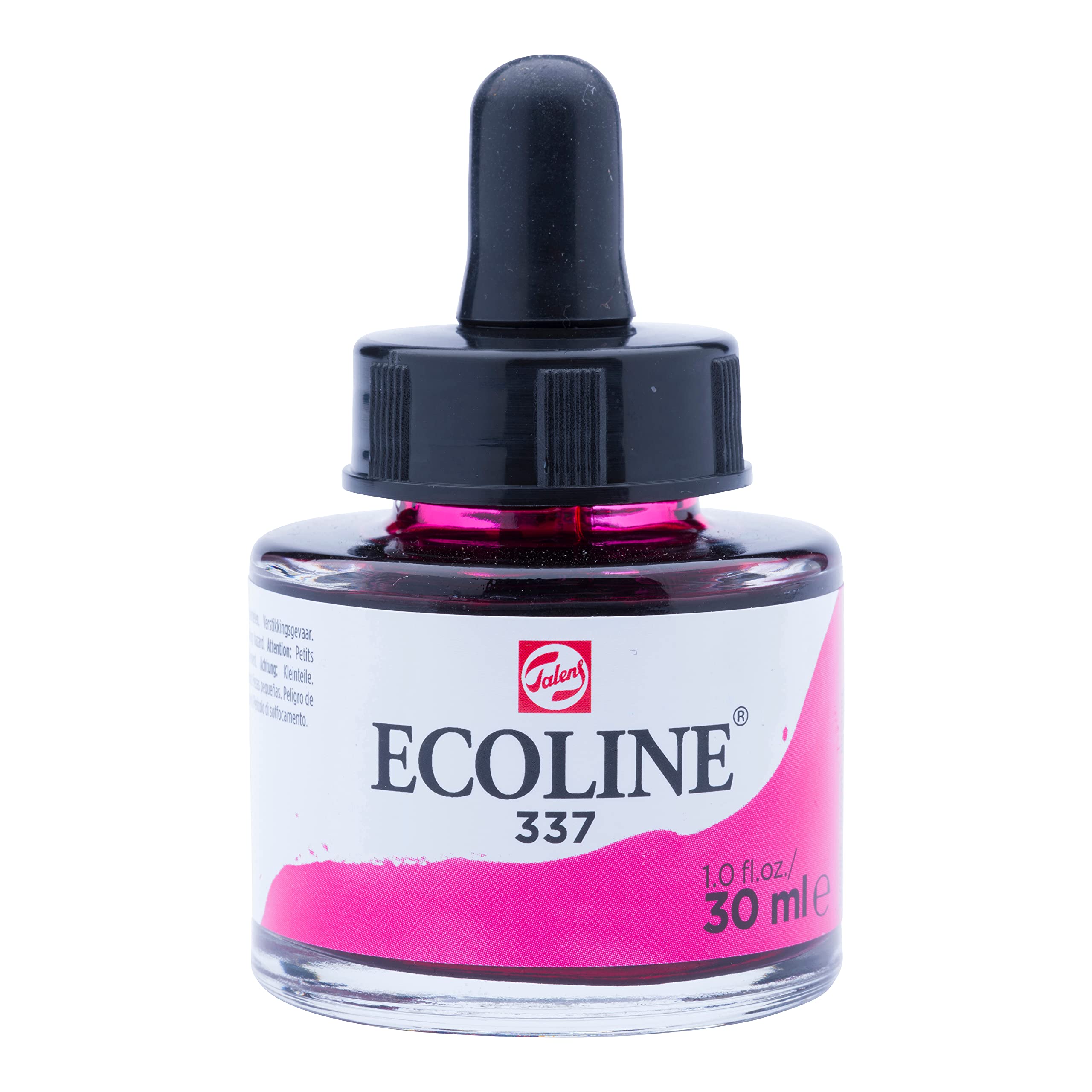 ?????????(Talens Japan) Tarens Eco Line Color Ink, 1.0 fl oz (30 ml), Set of 3, Magenta T1125-3371