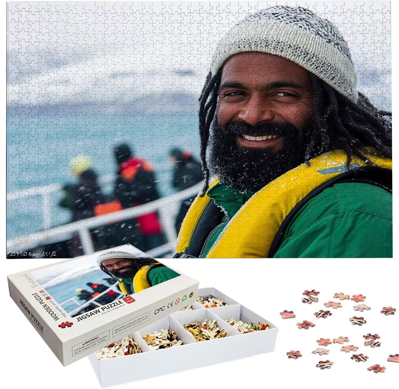 Niestandardowe zdjęcie puzzli, drewniane puzzle DIY 3000 sztuk dla