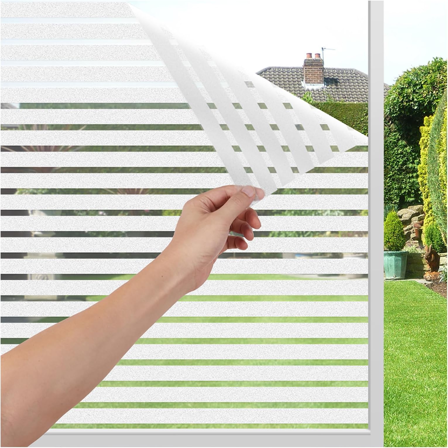 LEMON CLOUD Stripe Window Film