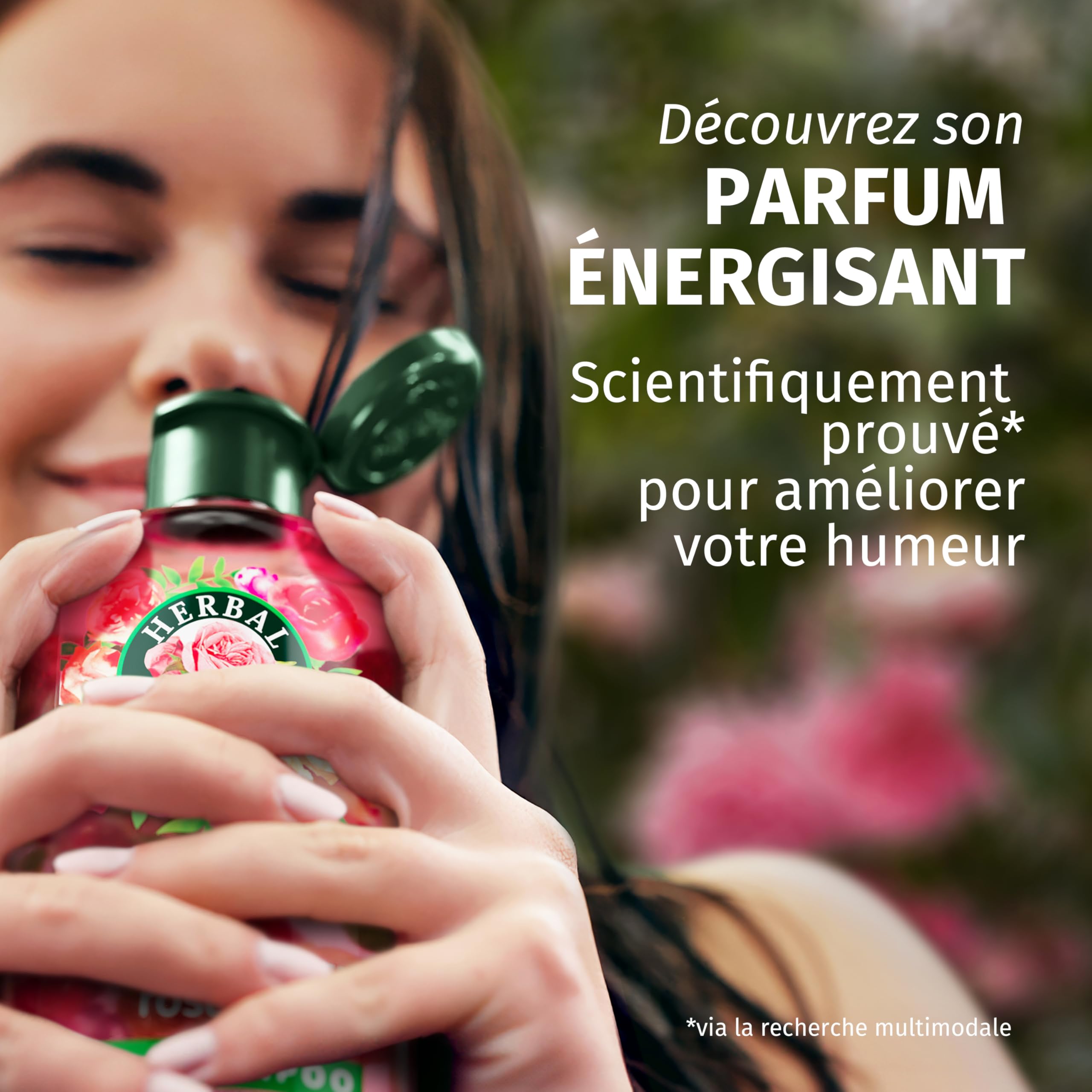 Herbal Essences Shampooing Douceur Parfum Rose 650ml Cheveux Secs Soyeux Et Nourris. Essence De Rose, Ingrédients Naturels. Sans Silicone, Vegan Et Sans Cruauté - 5