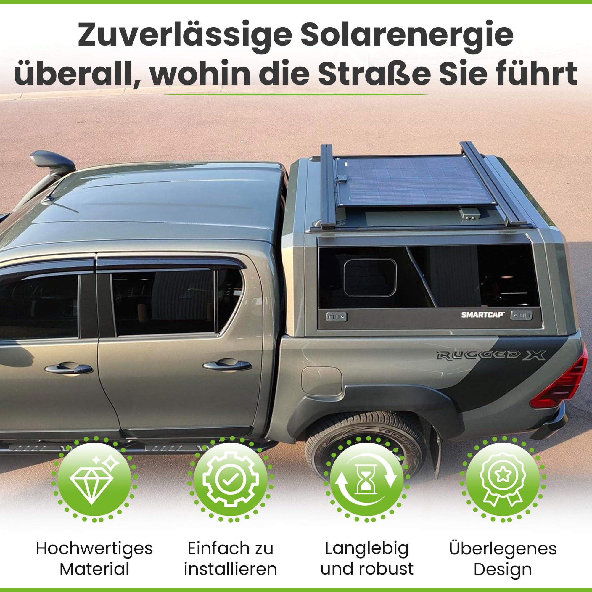 Offgridtec ETFE-AL 60W semi-flexibles18V Solarpanel mit integrierter Aluminiumplatte V2
