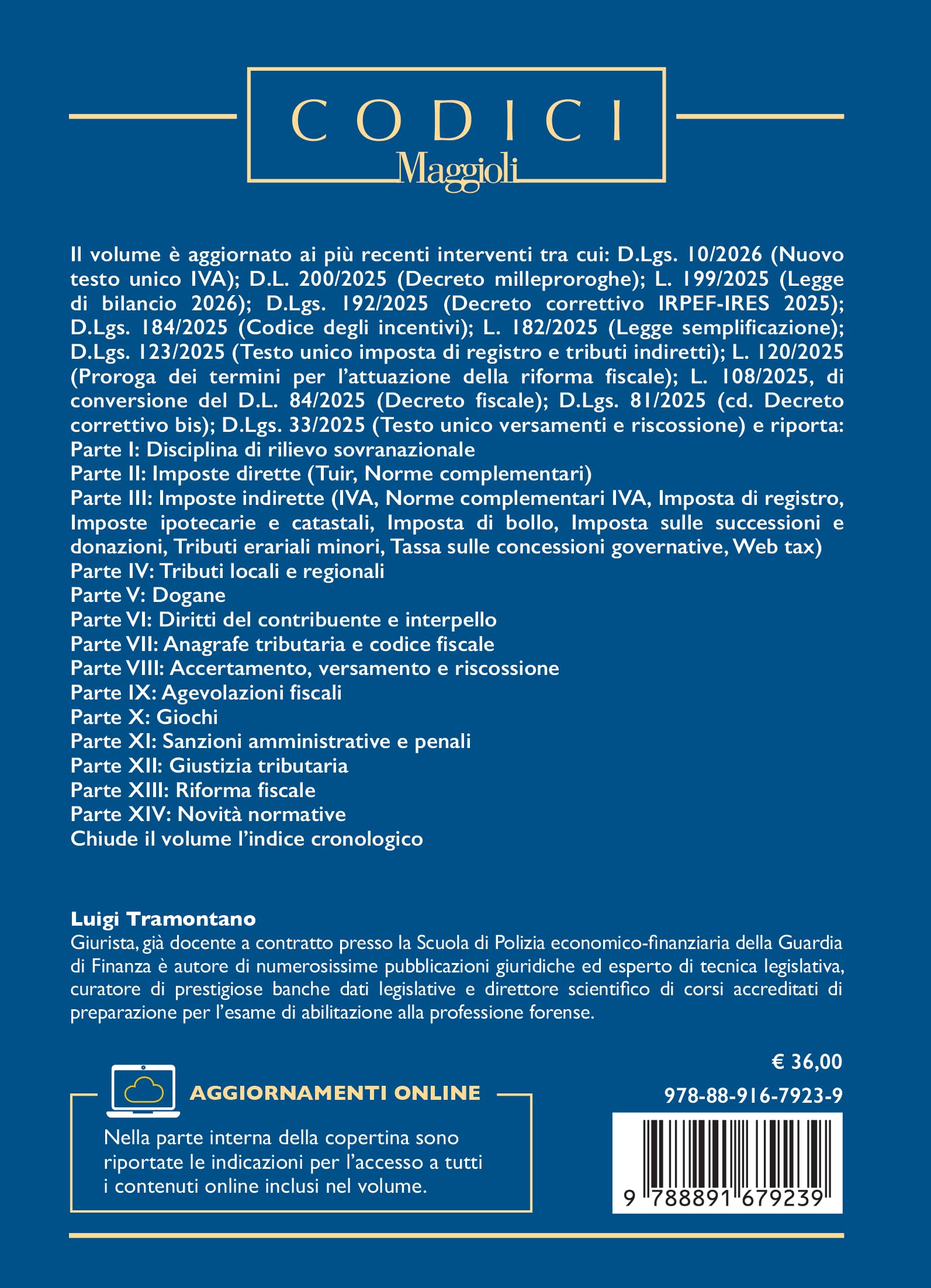 Codice tributario 2026