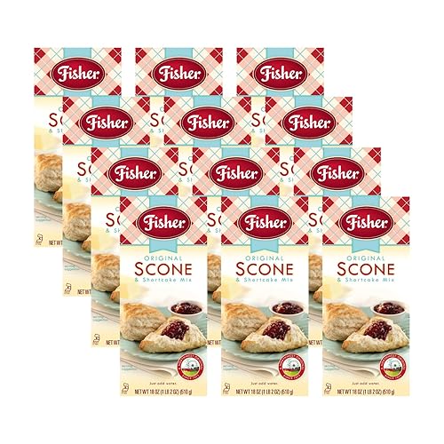 Fisher Original Fair - Mezcla de bollos y tartas, 18 onzas (paquete de 12)
