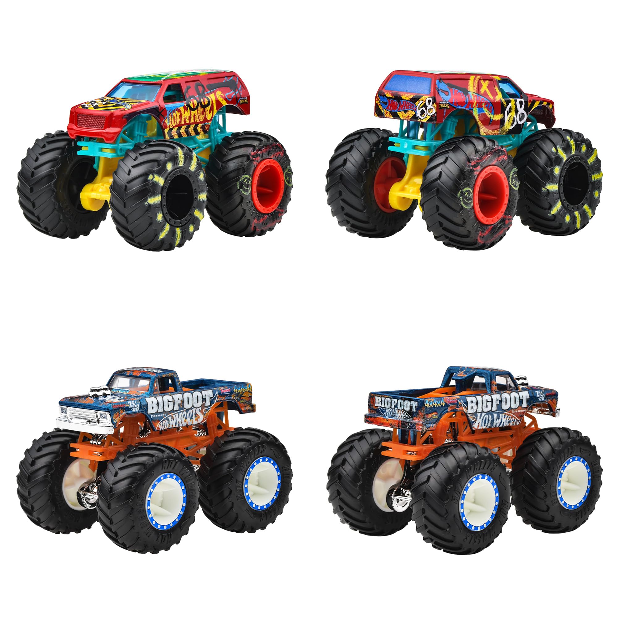 Amazon | ホットウィール(Hot Wheels) モンスタートラック 1:64