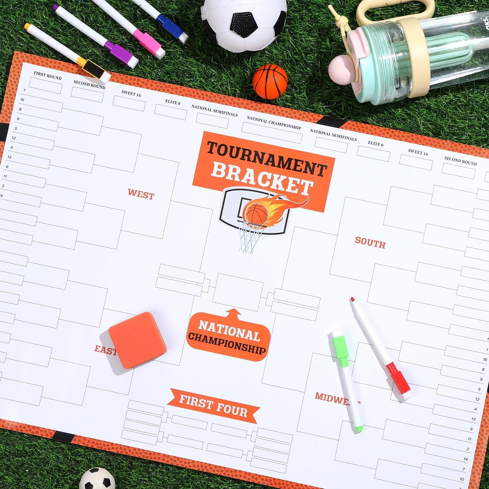 Snapklik.com : Magnetic Basketball Tournament Bracket Poster Set ...