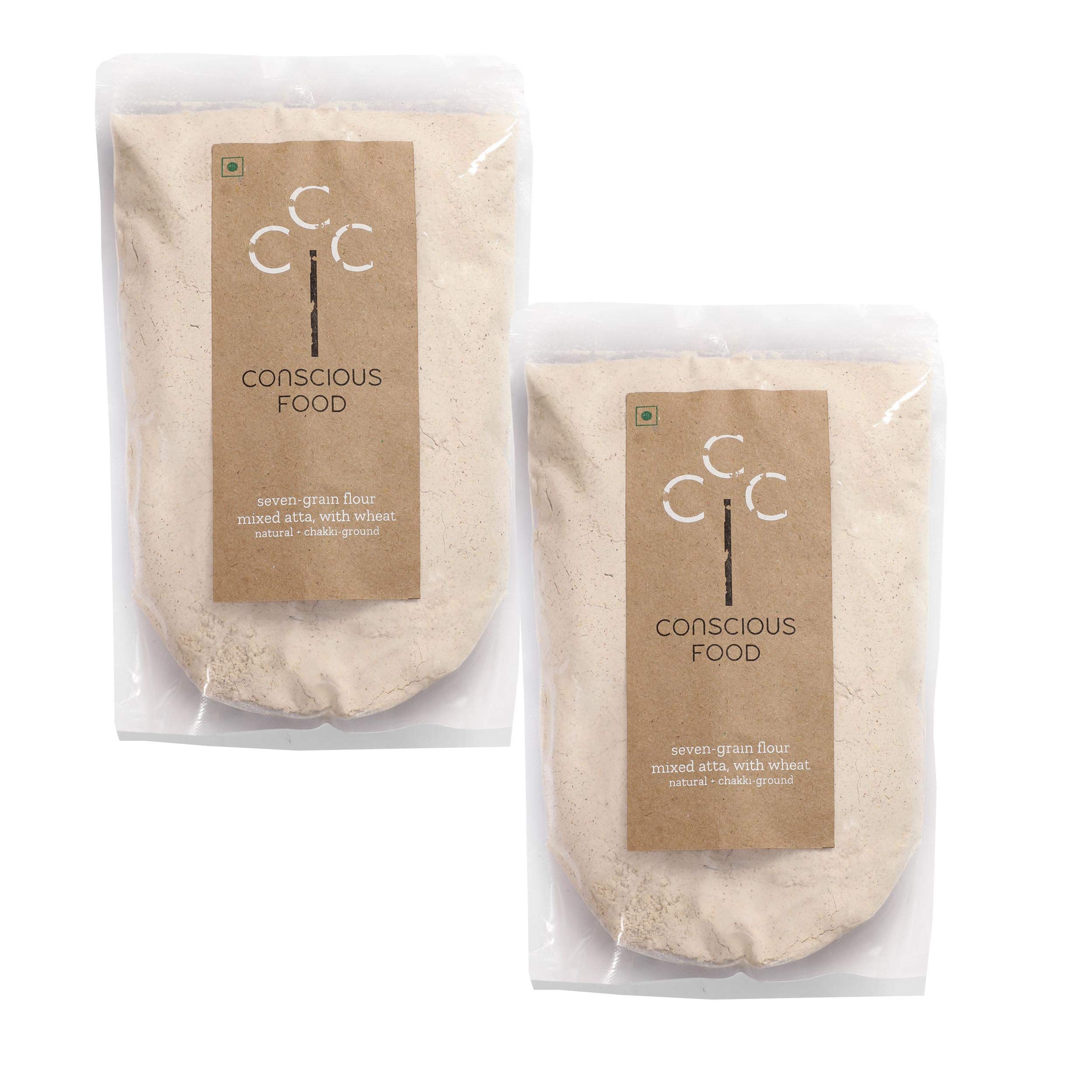 Buy Conscious Food Seven Grain Flour Brown Rice, Finger Millet, Pearl