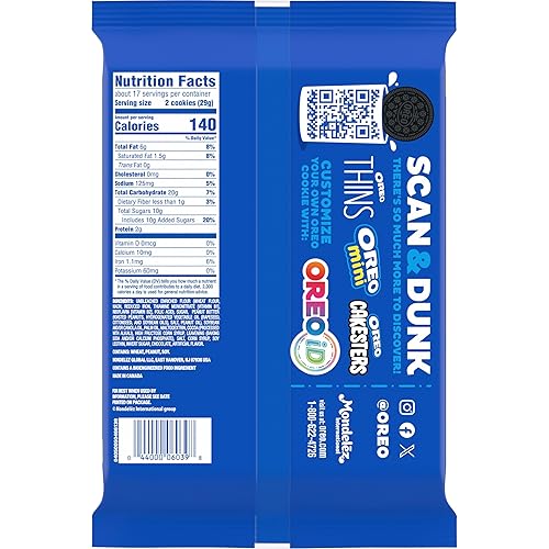 Vista 18 de OREO The Most Stuf Galletas sándwich de chocolate, edición limitada, 1 paquete resellable de 13.4 oz