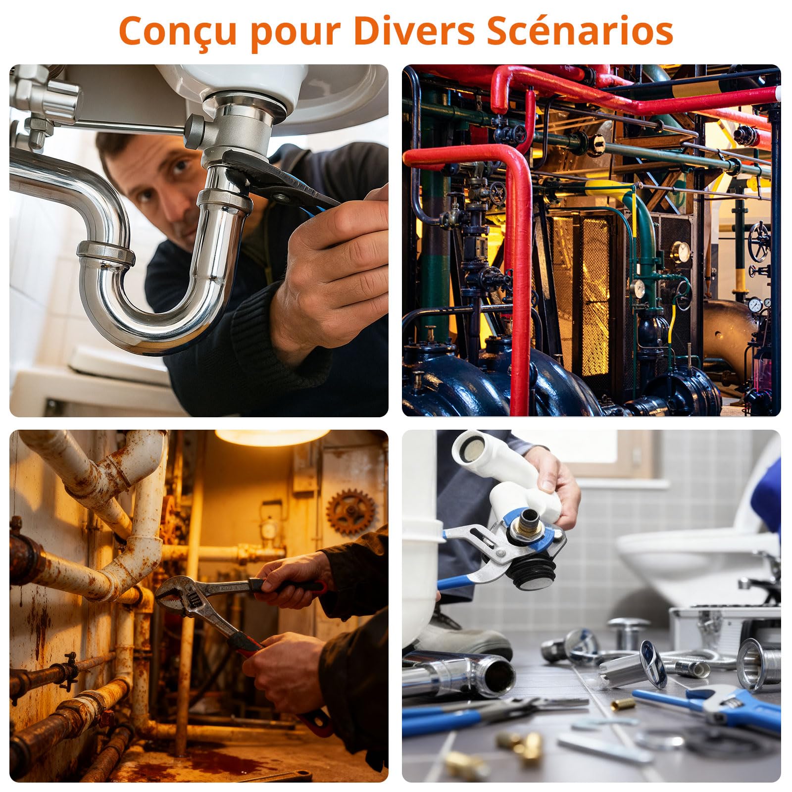 Proster Pince à Sertir Multicouche PER 8T TH16-32 avec Ébavureur Coupe-Tube | Puissance Hydraulique 8 T, 4 Mâchoires TH16/20/26/32 incluses, Sertisseuse Tuyaux Aluminium-Plastique, PEX, PER, PB