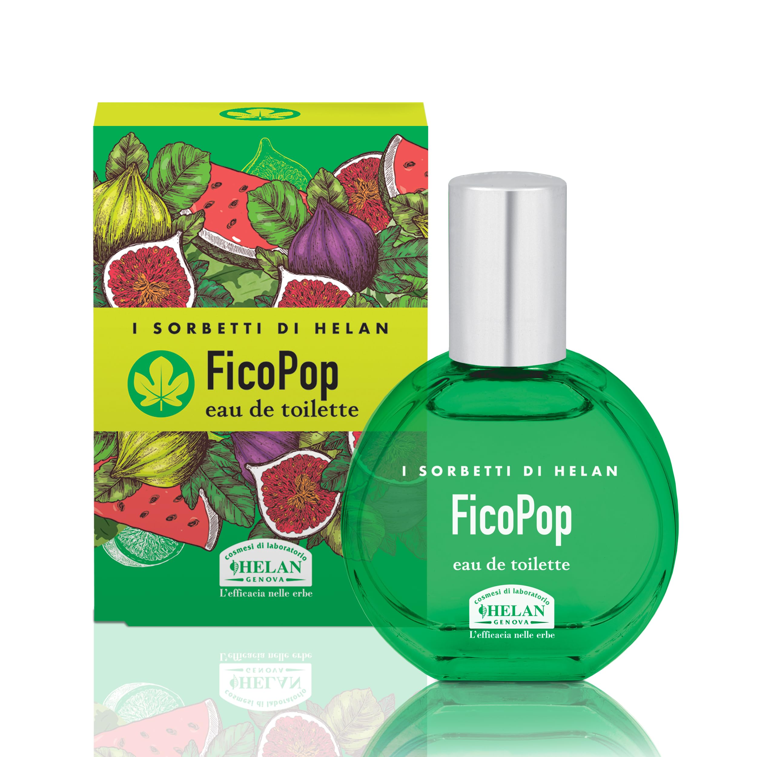 Helan I Sorbetti FicoPop-Fresh Fruity Women's and Men's Perfume with Watermelon Water and Fig Pulp, Jasmine and Peach Blossom, Eau de Parfum with Notes of Honey and Amber,Light Summer Fragrances,30 ml