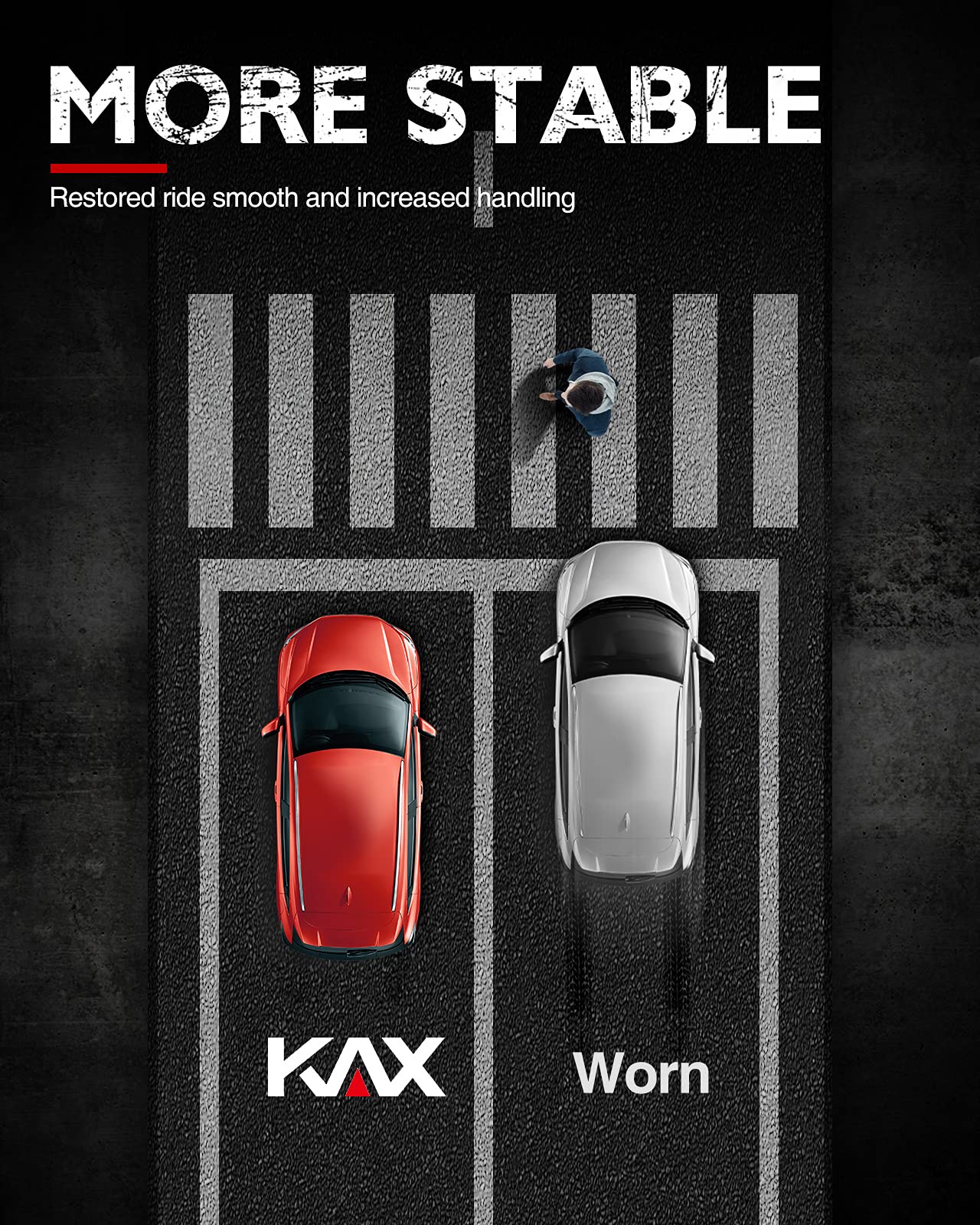 KAX Front Struts fit for Sentra 2007-2012, Complete Struts Shocks Assembly fit for Sentra 2007 2008 2009 2010 2011 2012 Quick Suspension Struts w/ Coil Spring 172379L 172378R Set of 2 SAA077