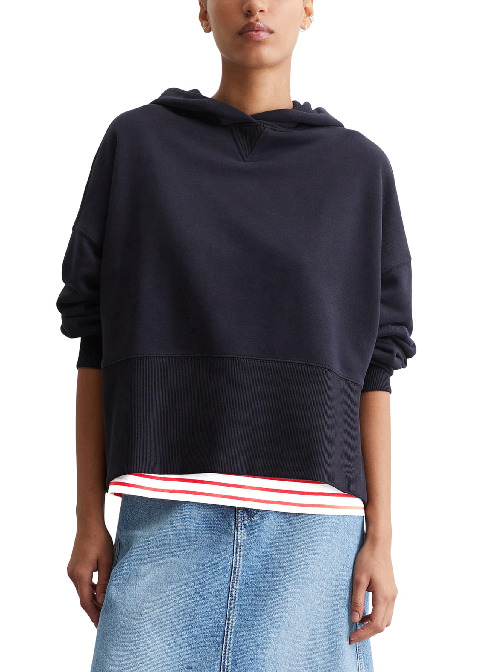 Marc O'Polo Denim Herren Hoodie mit Kapuze Relaxed Fit