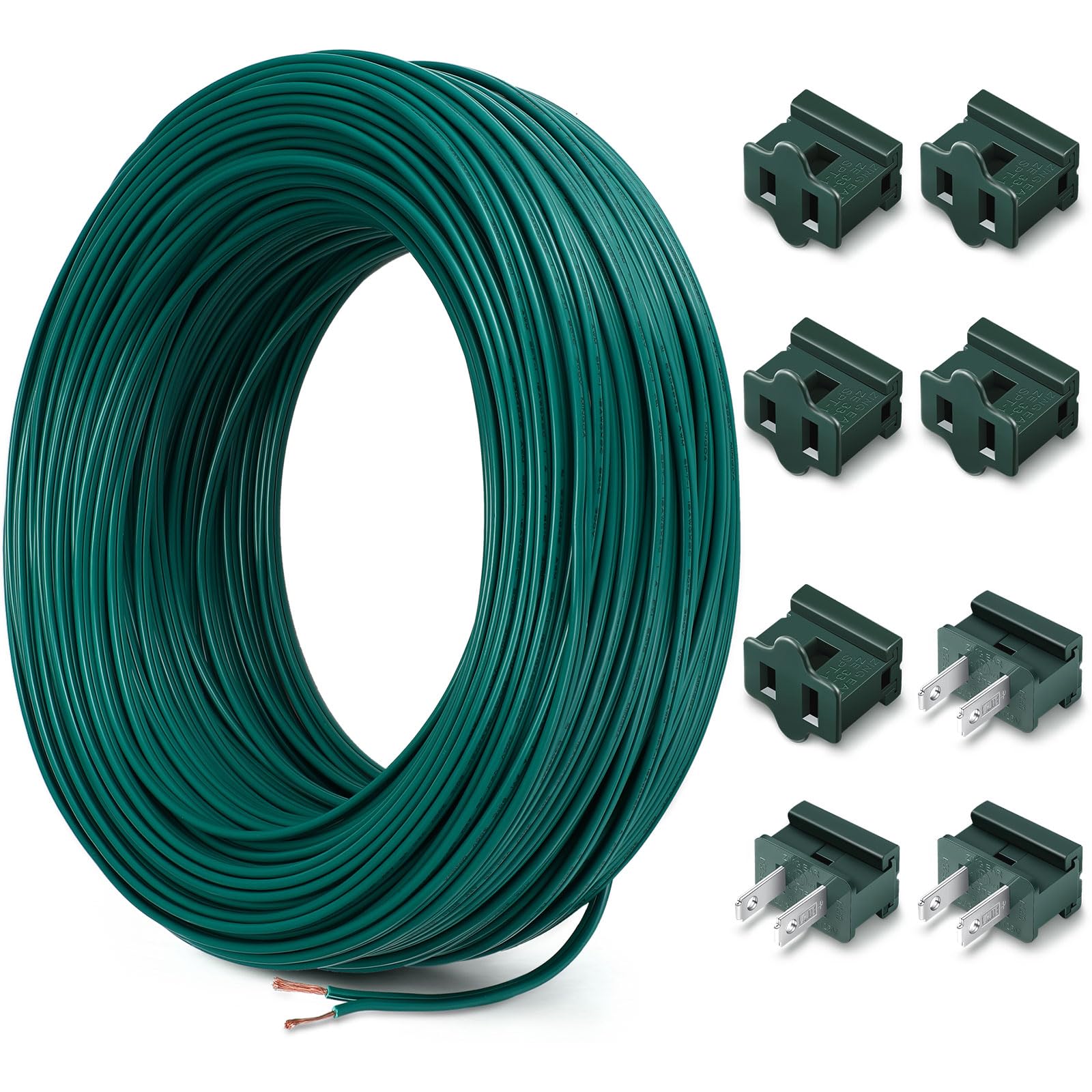 Kanayu SPT-1W 164FT Extension Hookup Electrical Wire 18/1 Zip Cord