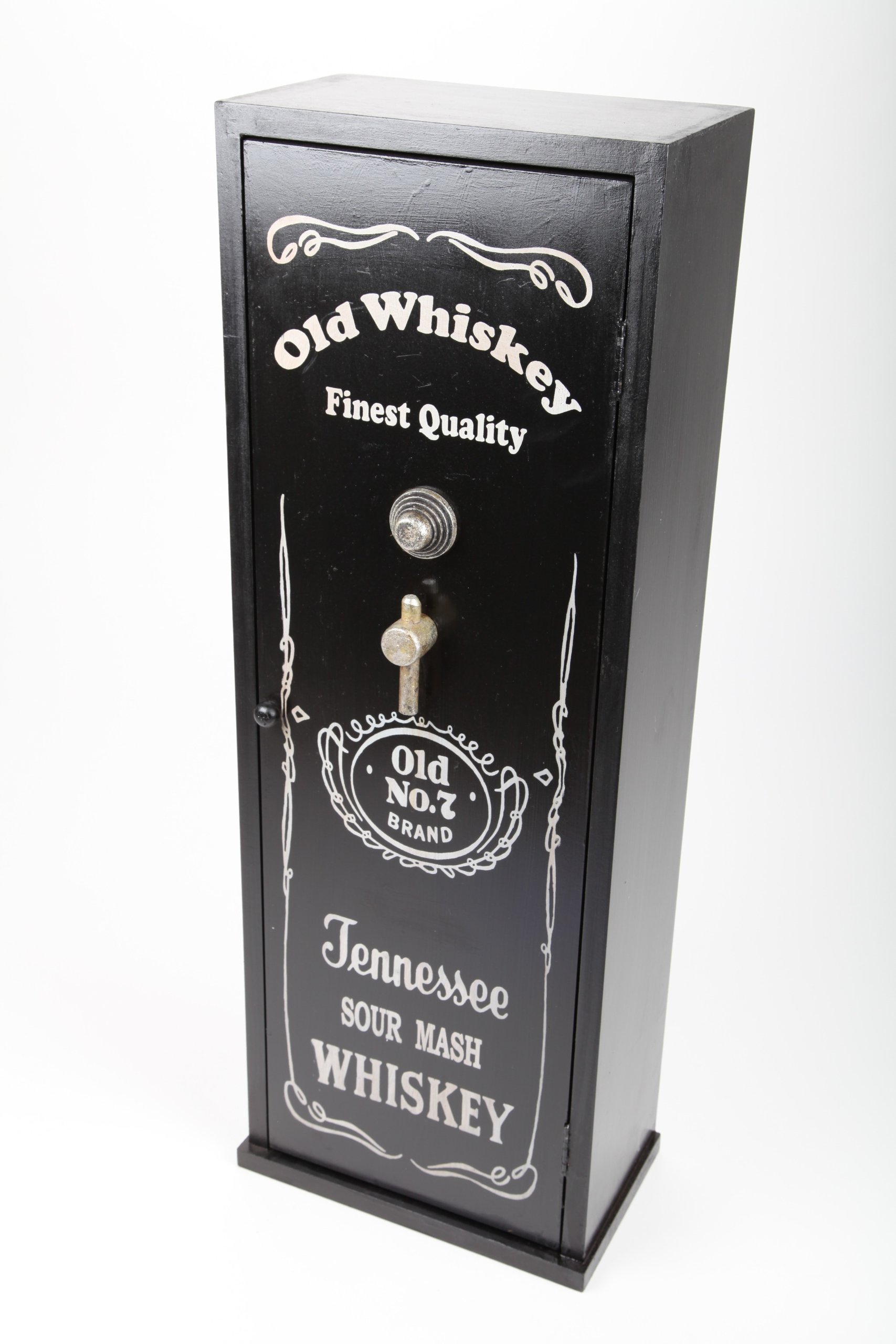 armadietto porta CD, in look retrò, "Whiskey"