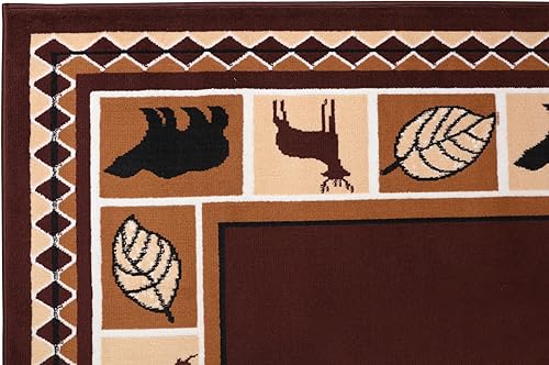 Miniatura 3 de Juego de tapetes de 3 piezas - Tapete de alces, osos, geométrica, oriental, floral, transicional, moderna., Nylon