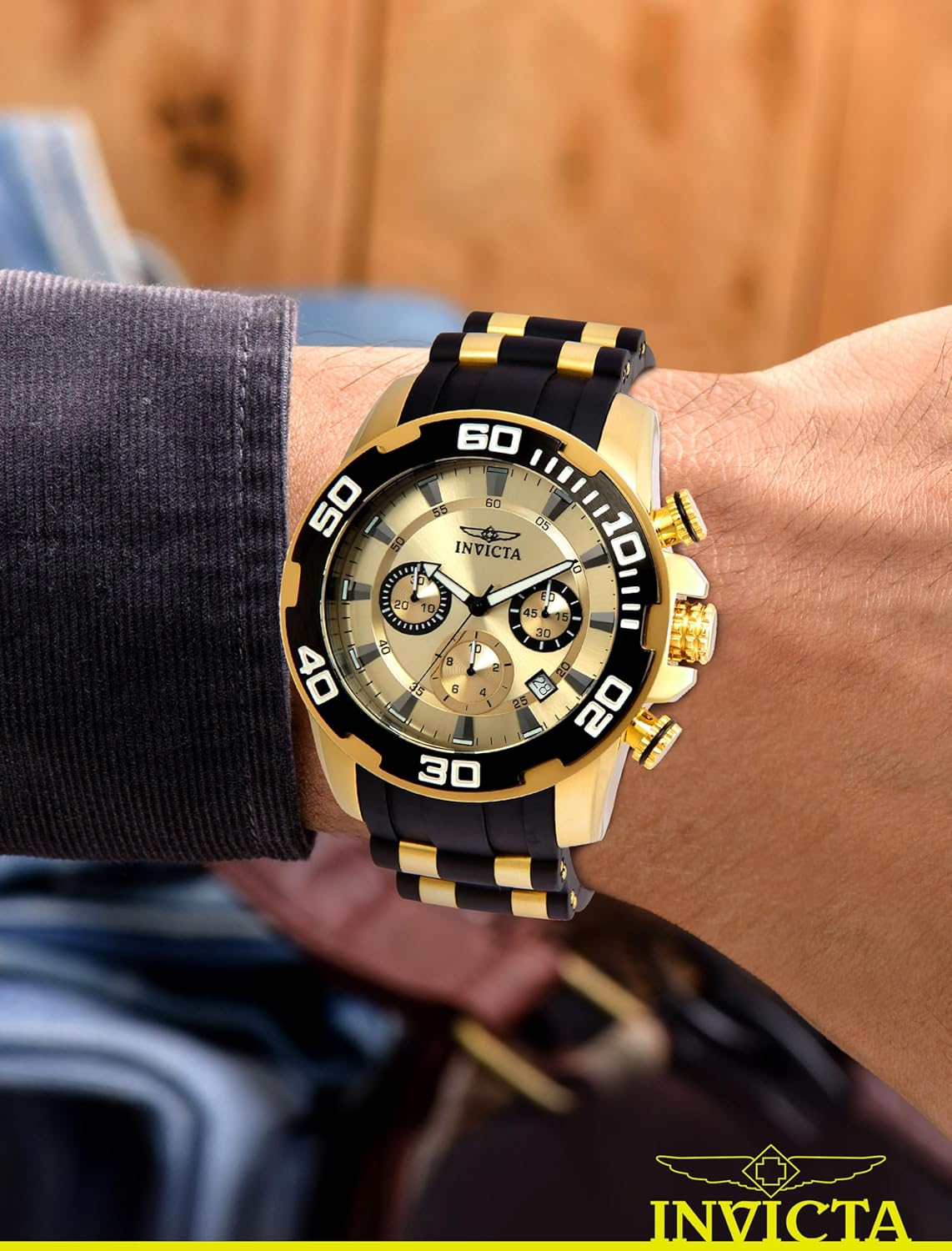 Invicta Men's 22346 Pro Diver Analog Display Quartz Black Watch