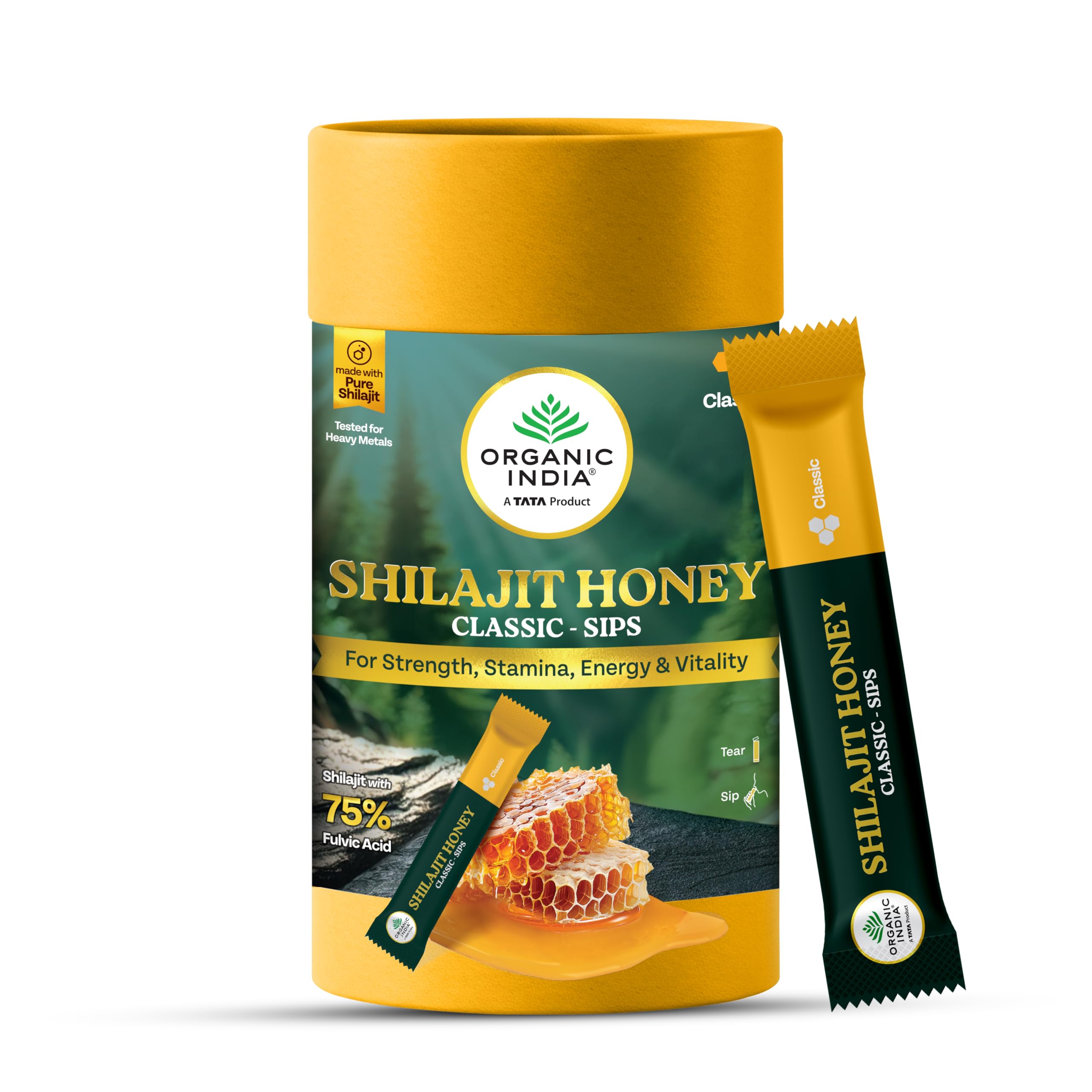 A TATA Product - Organic India Classic Shilajit Honey Sips, 240g-image-47