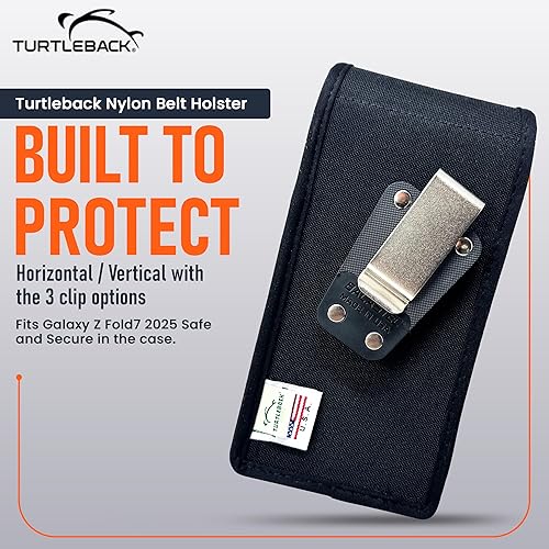 Miniatura 5 de Turtleback Clip de funda diseñado para iPhone 15 Pro Max, compatible con Otterbox Defender Series o funda de tamaño similar, clip de cinturón