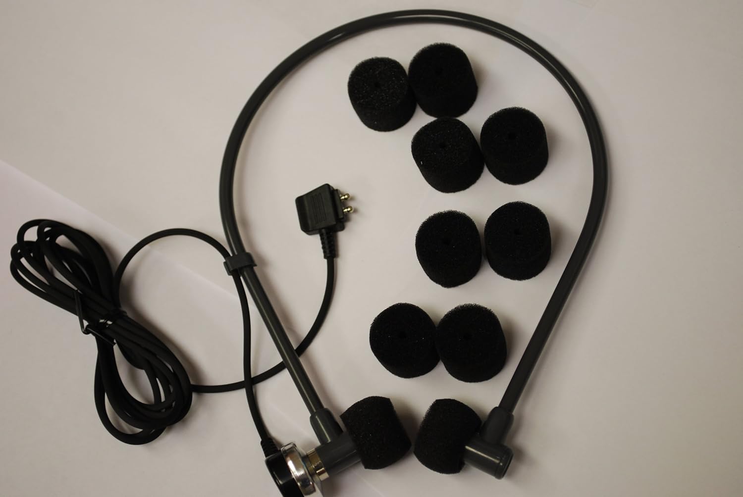 Dictaphone **2 Prong Connector** Medical Transcriber Headset with 4