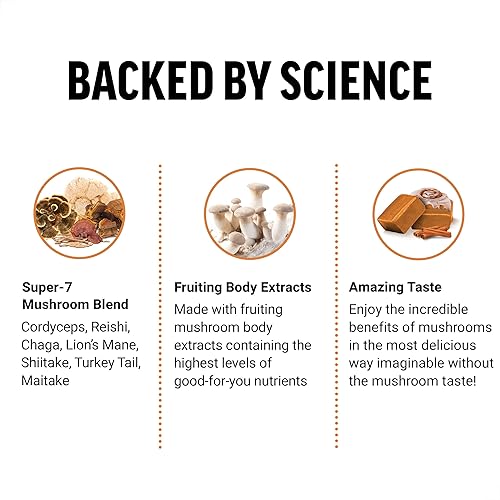 Miniatura 3 de Force Factor Modern Mushrooms Soft Chews, suplemento de hongos con melena de león, cola de pavo y cordyceps para apoyar la energía, la inmunidad y