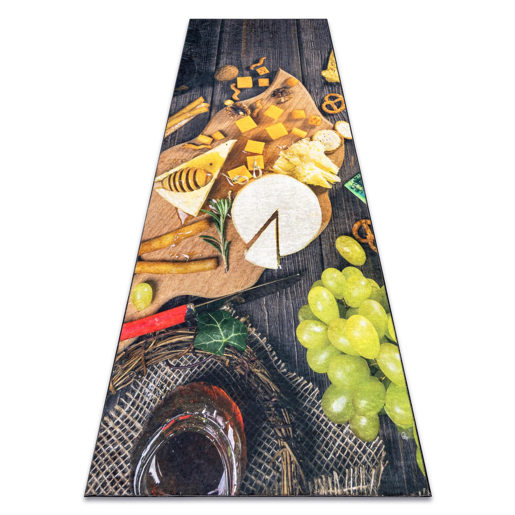 Tapis de cuisine antidérapant Andre lavable pour un sol de couloir propre et sécurisé au quotidien