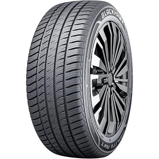 Blackhawk Agility AWT Passenger Car All-Weather Performance Radial Tire-205/65R16 205/65/16 205/65-16 95H Load Range SL 4-Ply BSW Black Side Wall UTQG 500AA